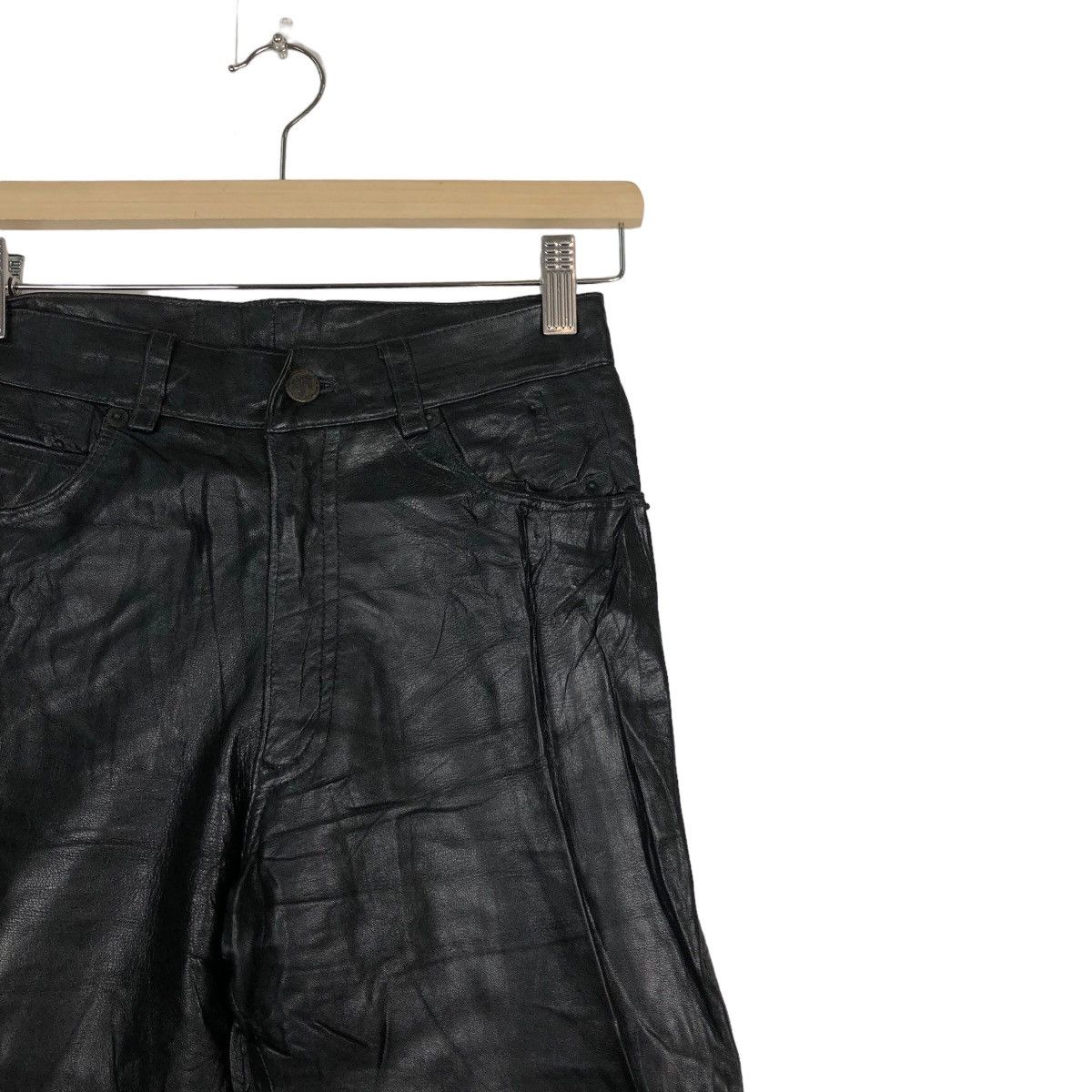 Genuine Leather 🔥90’s Real Leather Racing Pants Inspire Rick Owens Size US 26 / EU 42 - 5 Thumbnail
