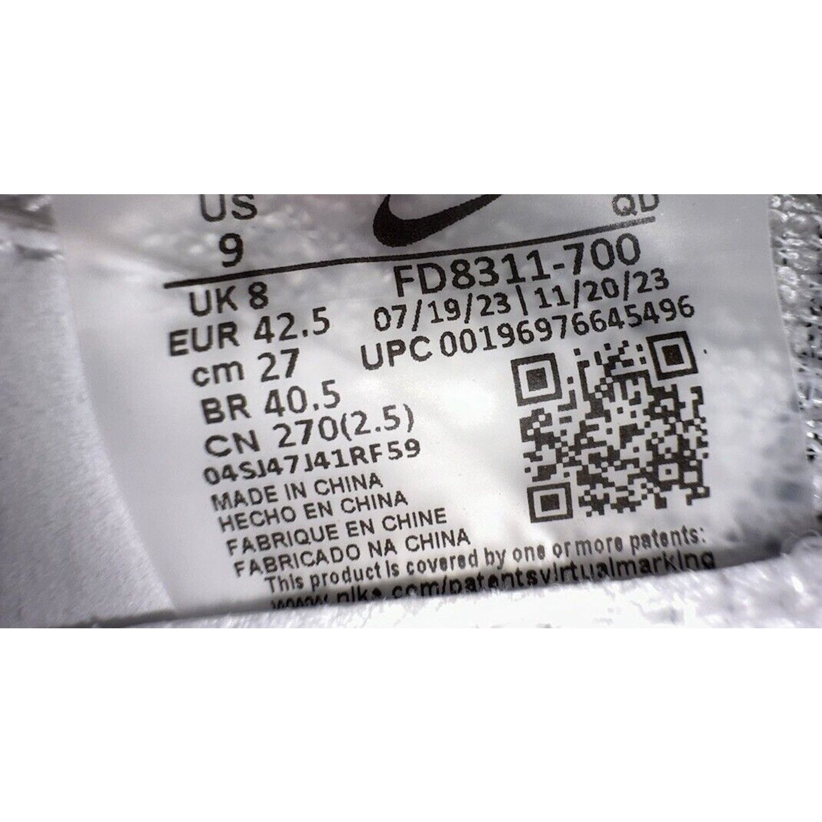 Nike Nike Air Zoom Alphafly Next% 3 White FD8311-100 Men's Size 9 Size US 9 / EU 42 - 7 Thumbnail