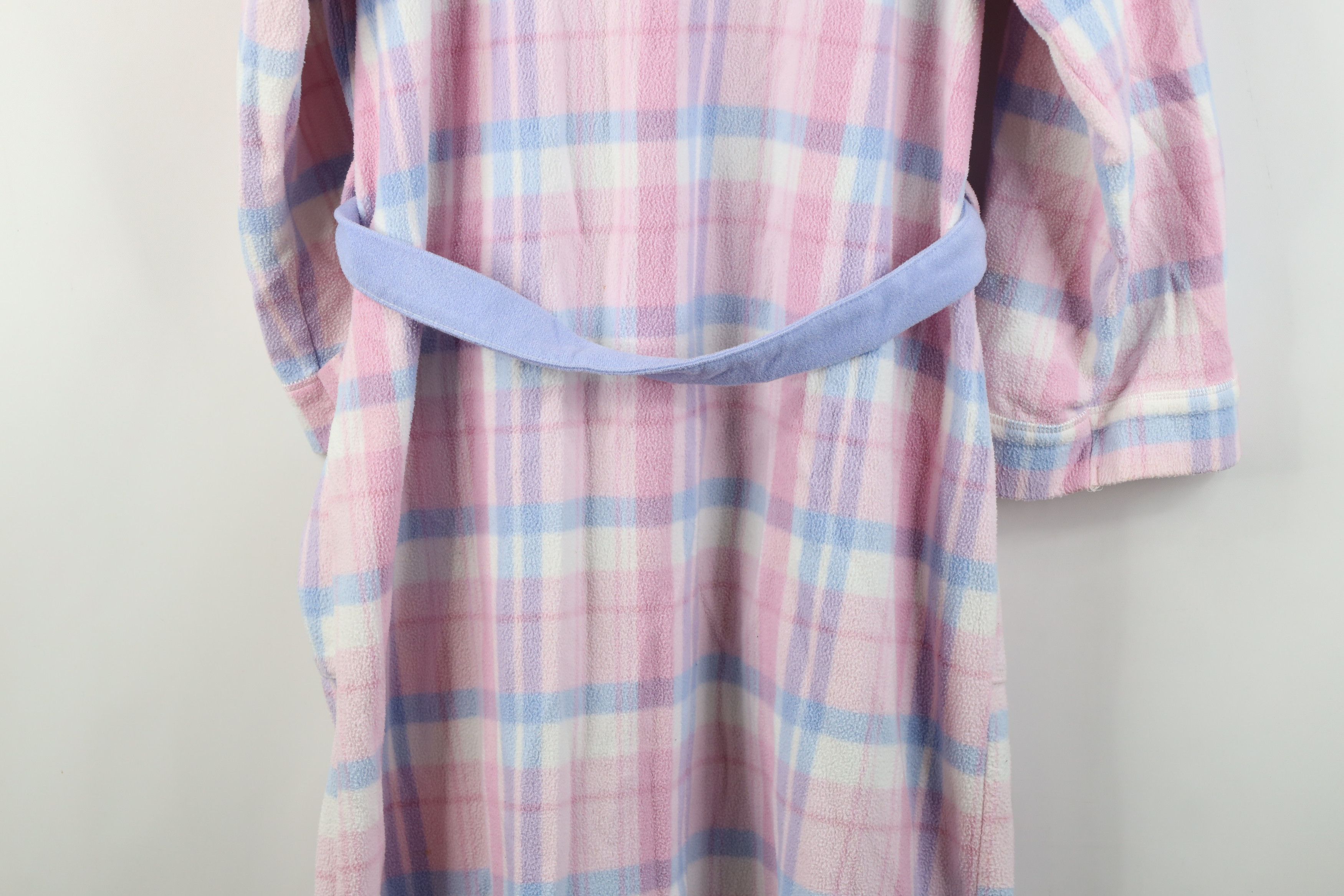 Vintage Vintage 90s Streetwear Distressed Belted Fleece Bath Robe Size M / US 6-8 / IT 42-44 - 17 Thumbnail