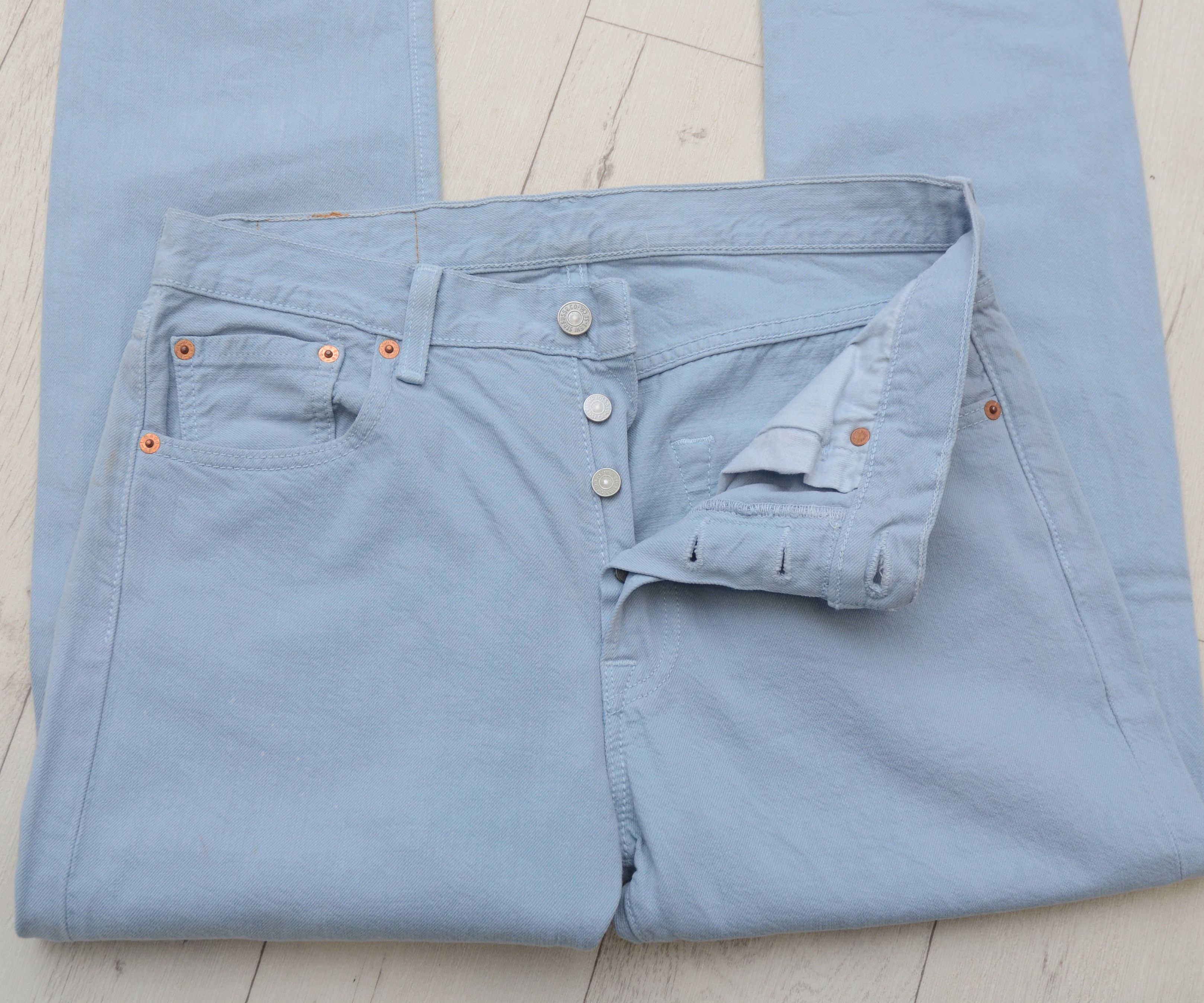Levi's Vintage Style Levi’s 501 Blue Jeans W30 L30 Size US 30 / EU 46 - 10 Thumbnail