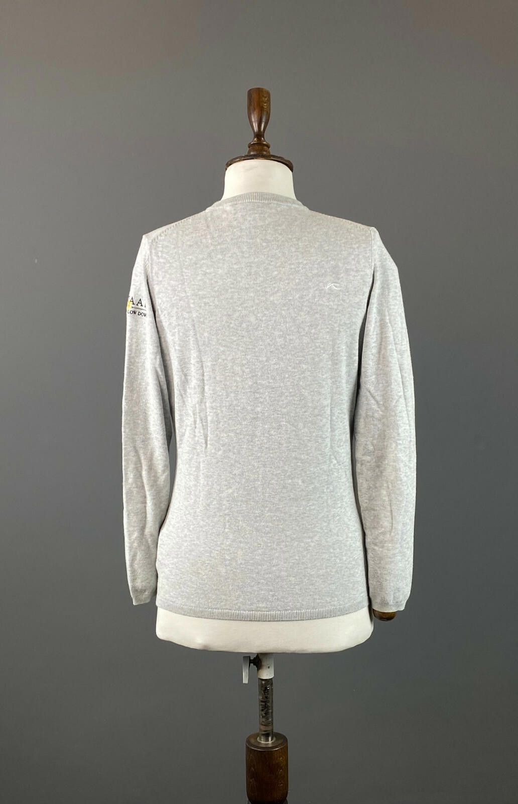 KJUS Ladies Kjus Gray Cotton Long Sleeve Sweater Size 40 / L Size L / US 10 / IT 46 - 7 Thumbnail