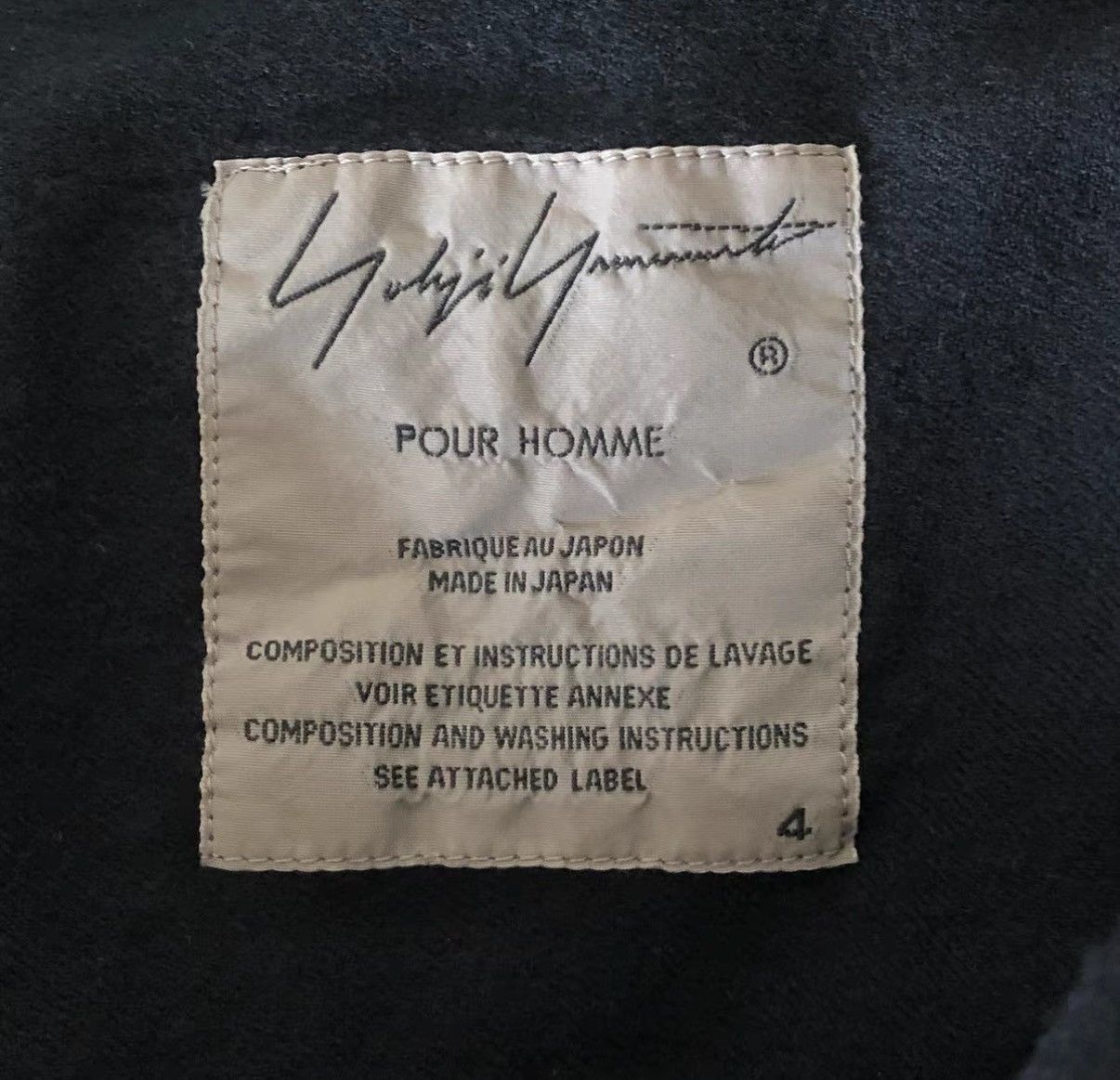 Yohji Yamamoto Yohji Yamamoto 17AW Stitch Detail Belted Wool Coat K4 Size US XL / EU 56 / 4 - 5 Thumbnail