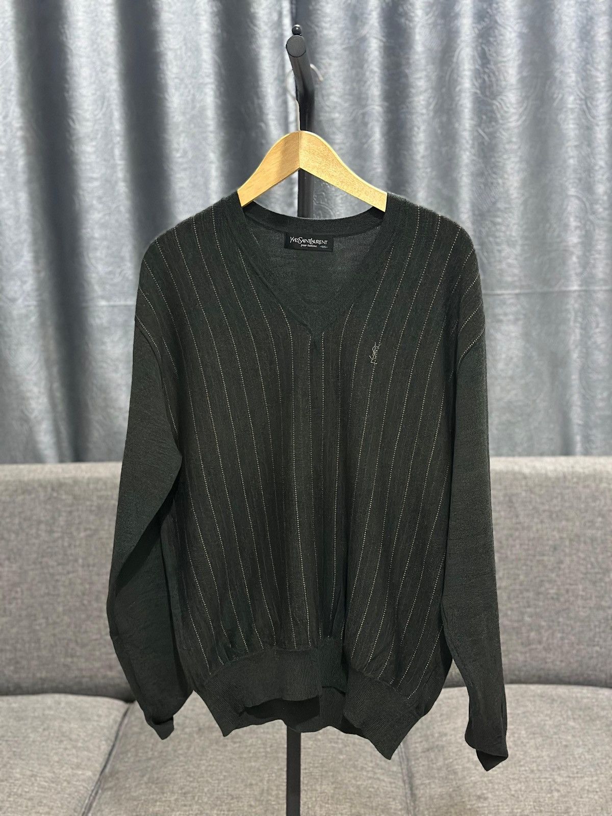 Yves Saint Laurent Vintage Yves Saint Laurent Knitwear Size US L / EU 52-54 / 3 - 1 Thumbnail