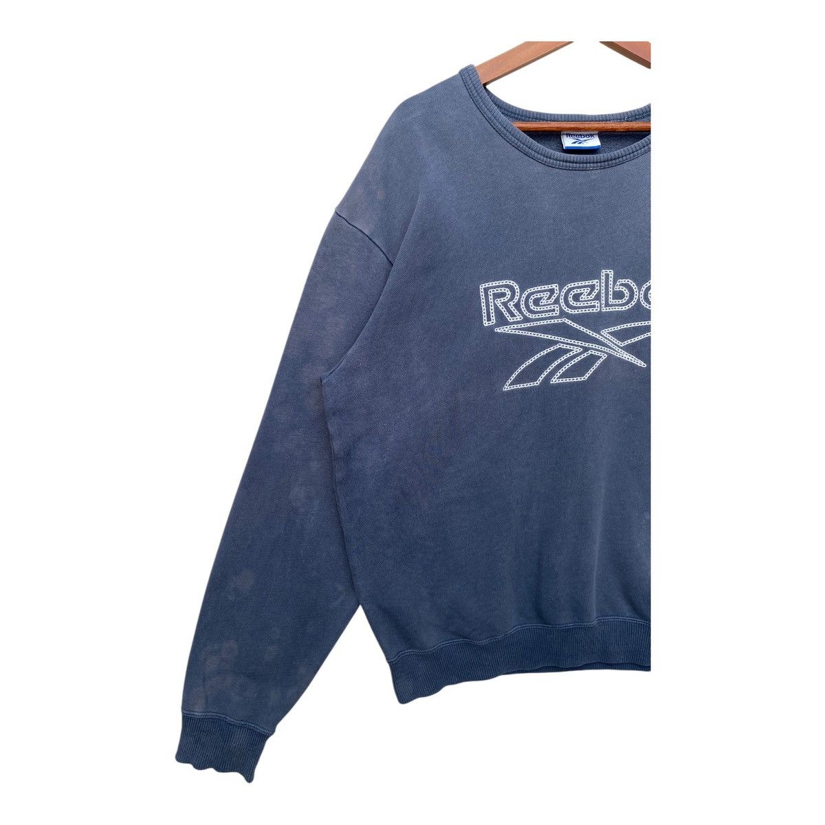 Reebok Vintage Reebok Sweatshirt Faded Big Logo Spellout Size XL Size US XL / EU 56 / 4 - 3 Thumbnail