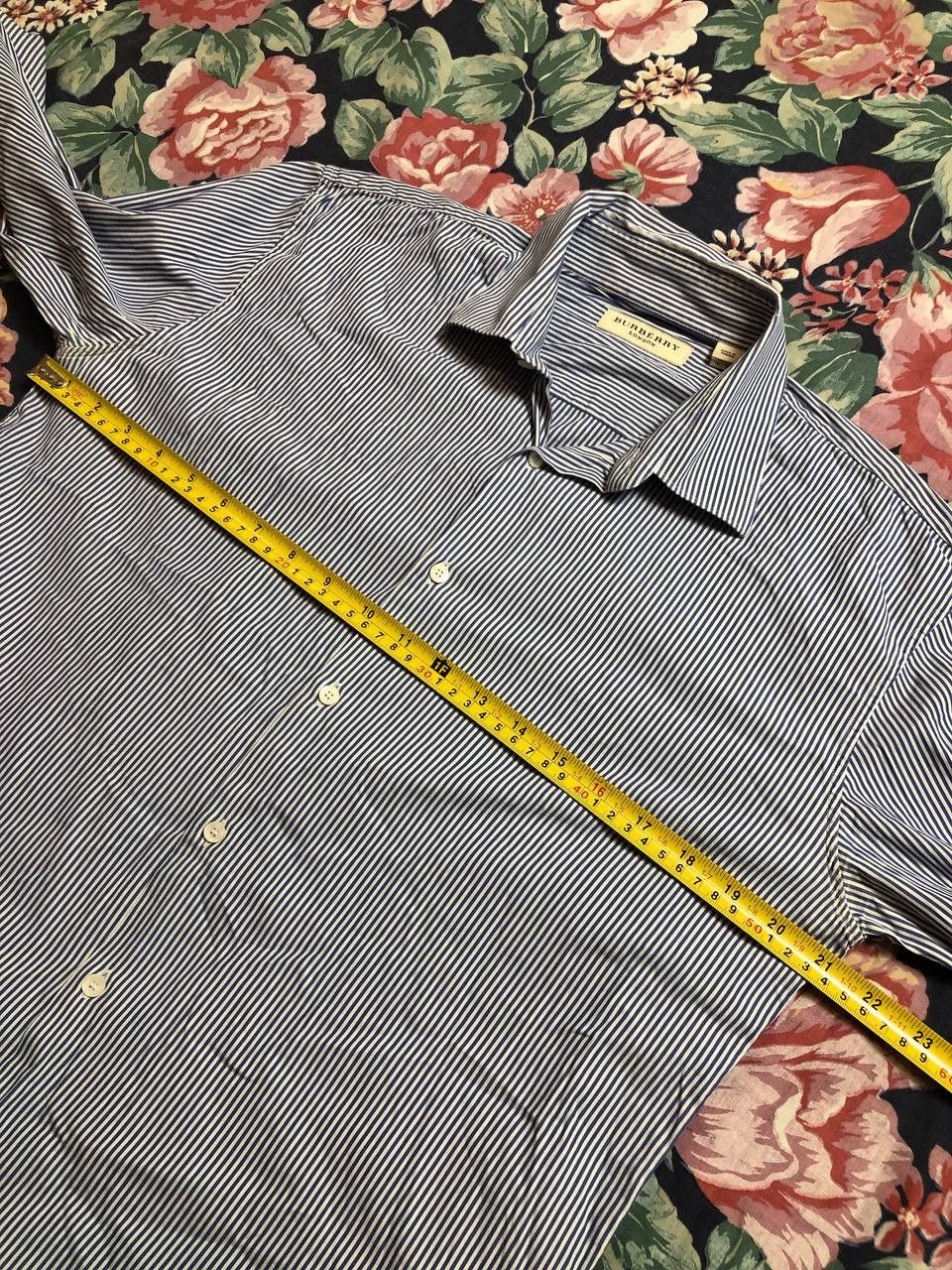 Burberry BURBERRY Men’s Slim Fit Dress Shirt Minimal Look Size US L / EU 52-54 / 3 - 14 Thumbnail