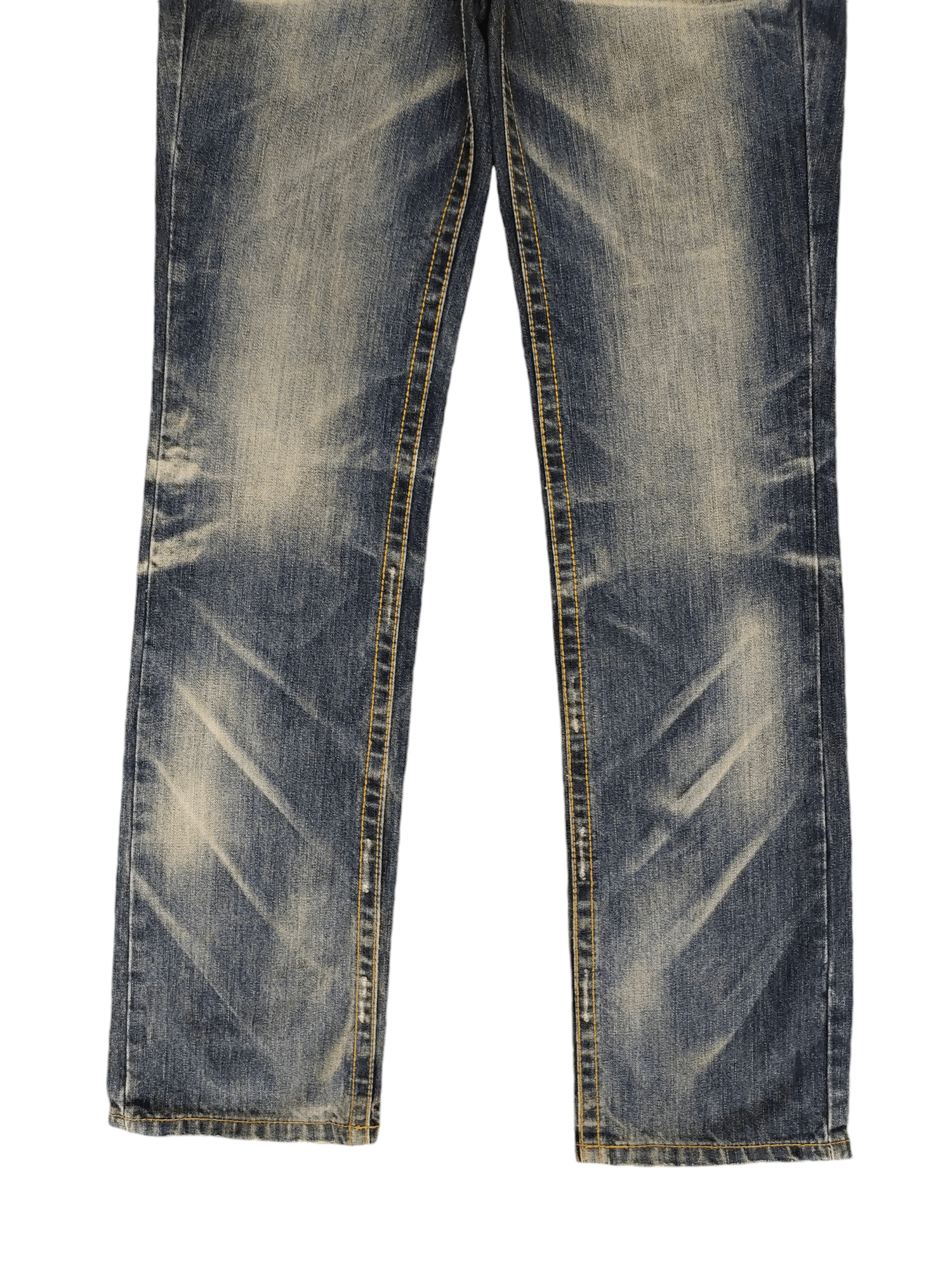 Kapital Vintage Y2k Yoshitomo Nara Lolita Clawmark Distress Jeans Size US 29 - 5 Thumbnail