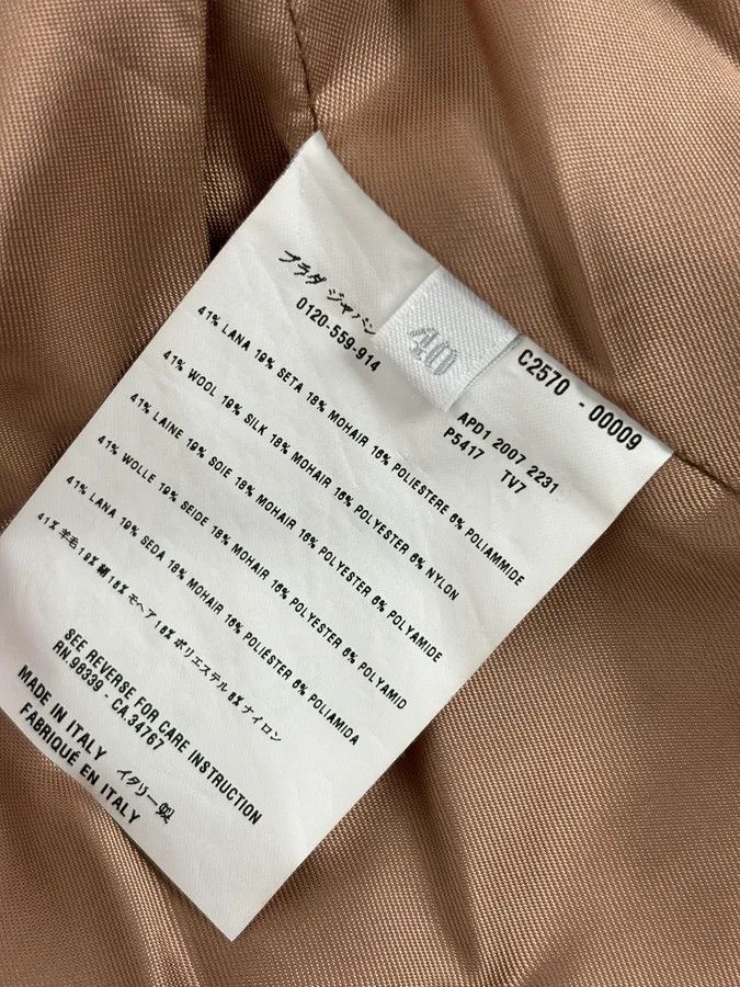 Prada FW2007 Prada Beige & Grey Wool Gradient Boxy Vest Size M / US 6-8 / IT 42-44 - 10 Thumbnail