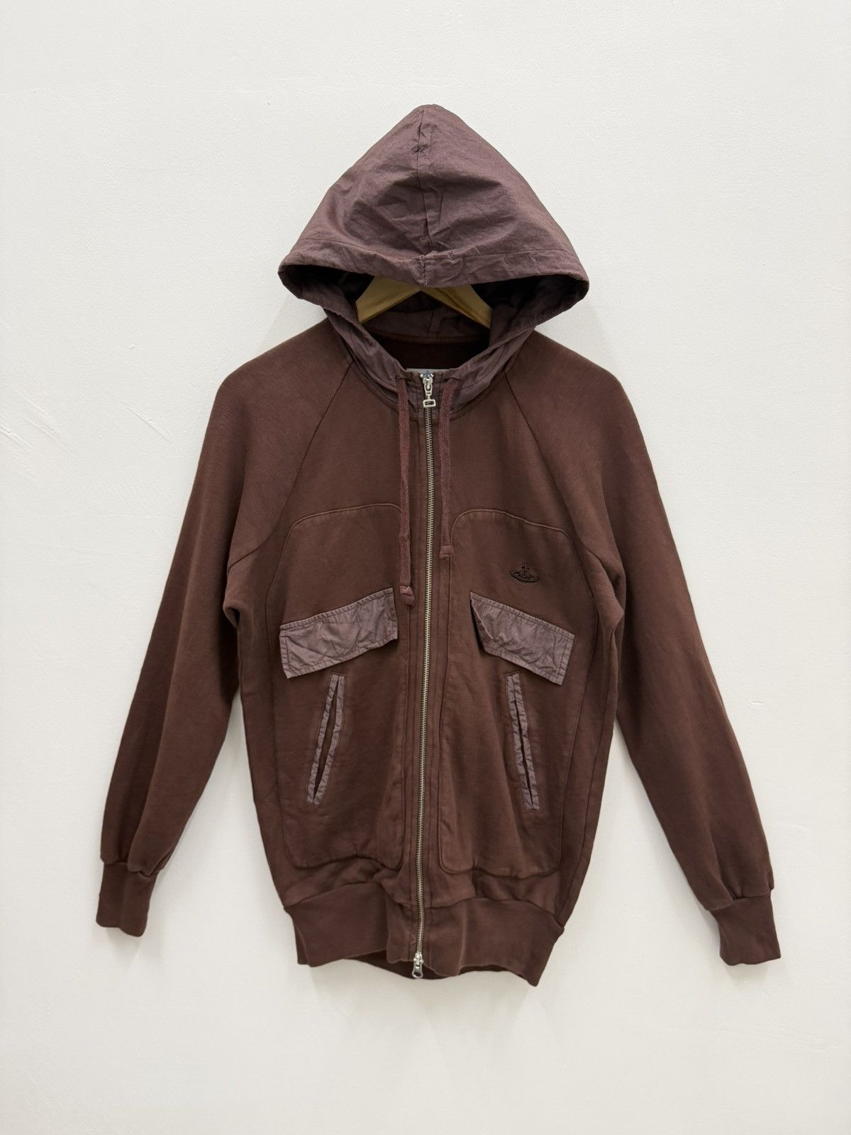 Vivienne Westwood Vintage Vivienne Westwood Raglan Orb Zip Hoodie Size US M / EU 48-50 / 2 - 4 Thumbnail