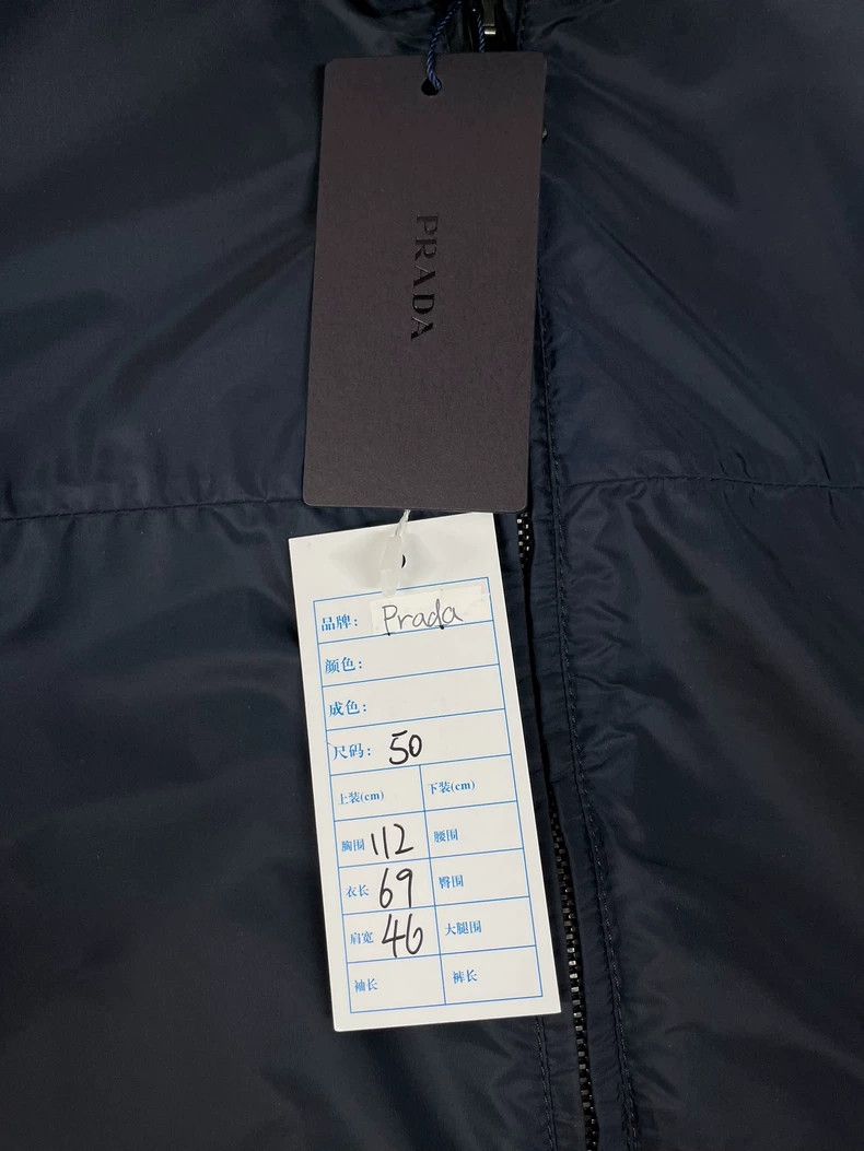 Prada Prada Dark blue stitching zipper jacket 2502-Nextarrow Size US M / EU 48-50 / 2 - 3 Thumbnail