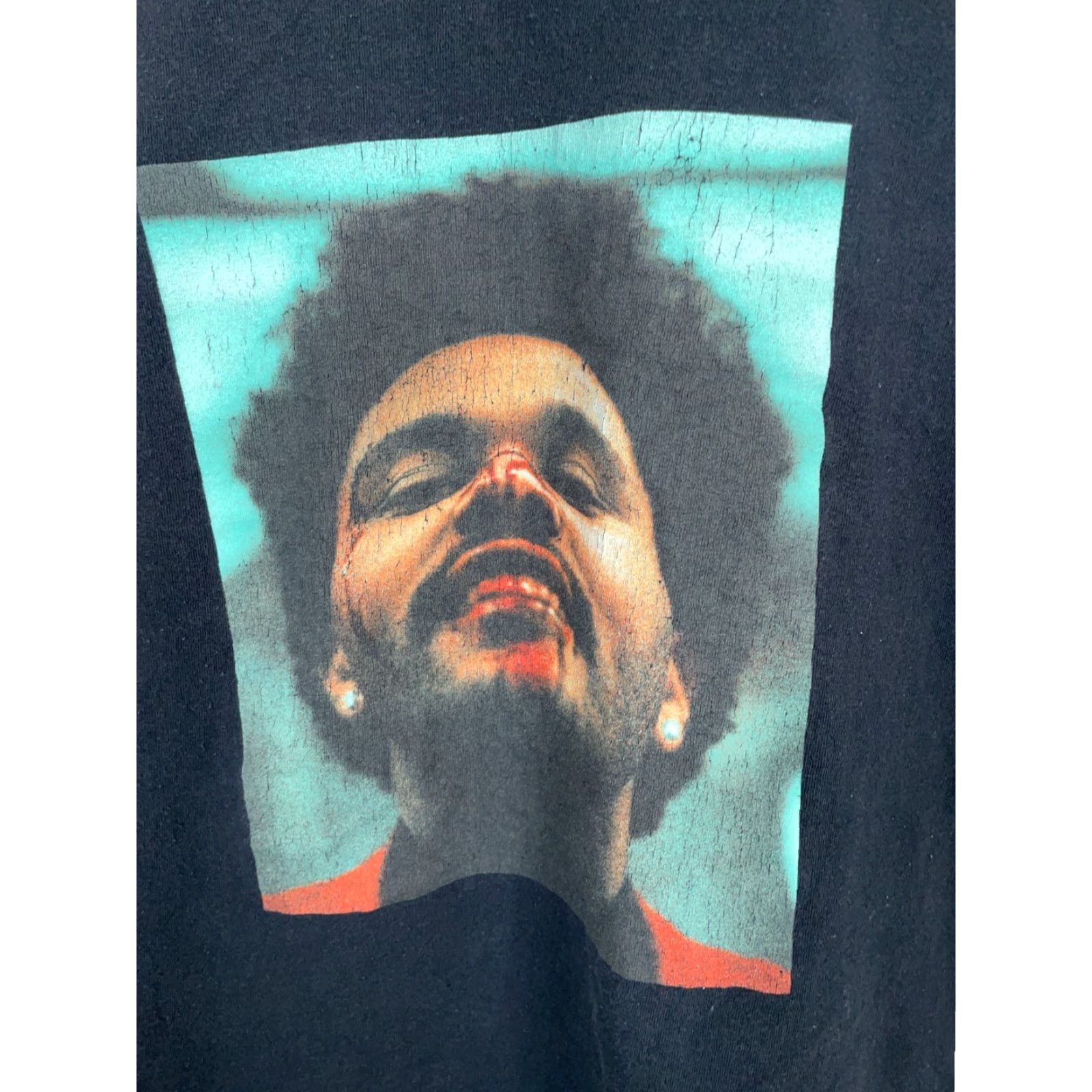 Vintage VINTAGE XO The Weeknd After Hours Tour T-Shirt Adult Large Black Graphic Print Official Mens Size US L / EU 52-54 / 3 - 7 Thumbnail
