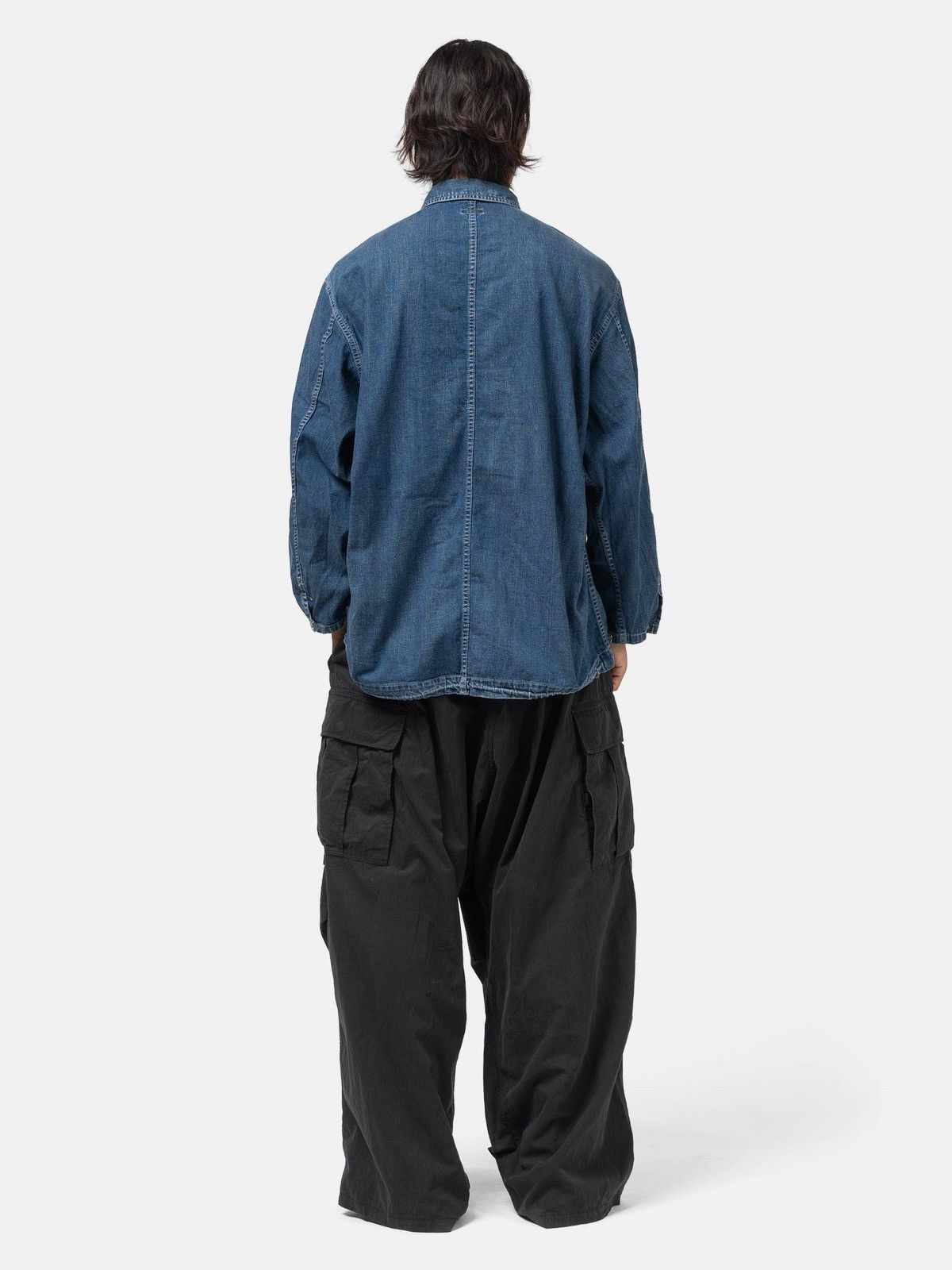 Kapital Kapital M-35 Denim Pullover Shirt Jacket Size US M / EU 48-50 / 2 - 3 Thumbnail