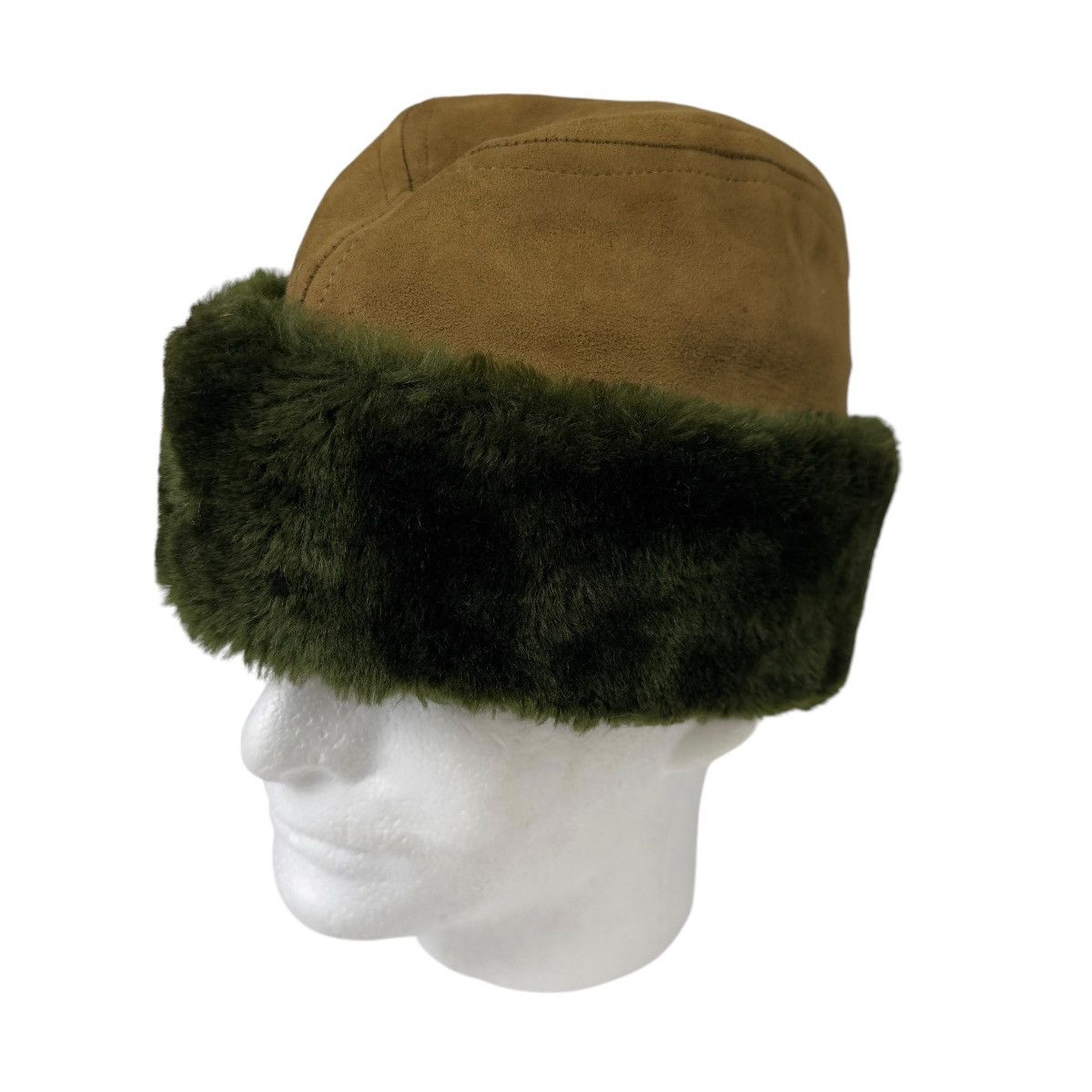 Vintage Vintage U.S. Military Cold Weather Cap Hat Faux Fur Trim Size ONE SIZE - 1 Thumbnail