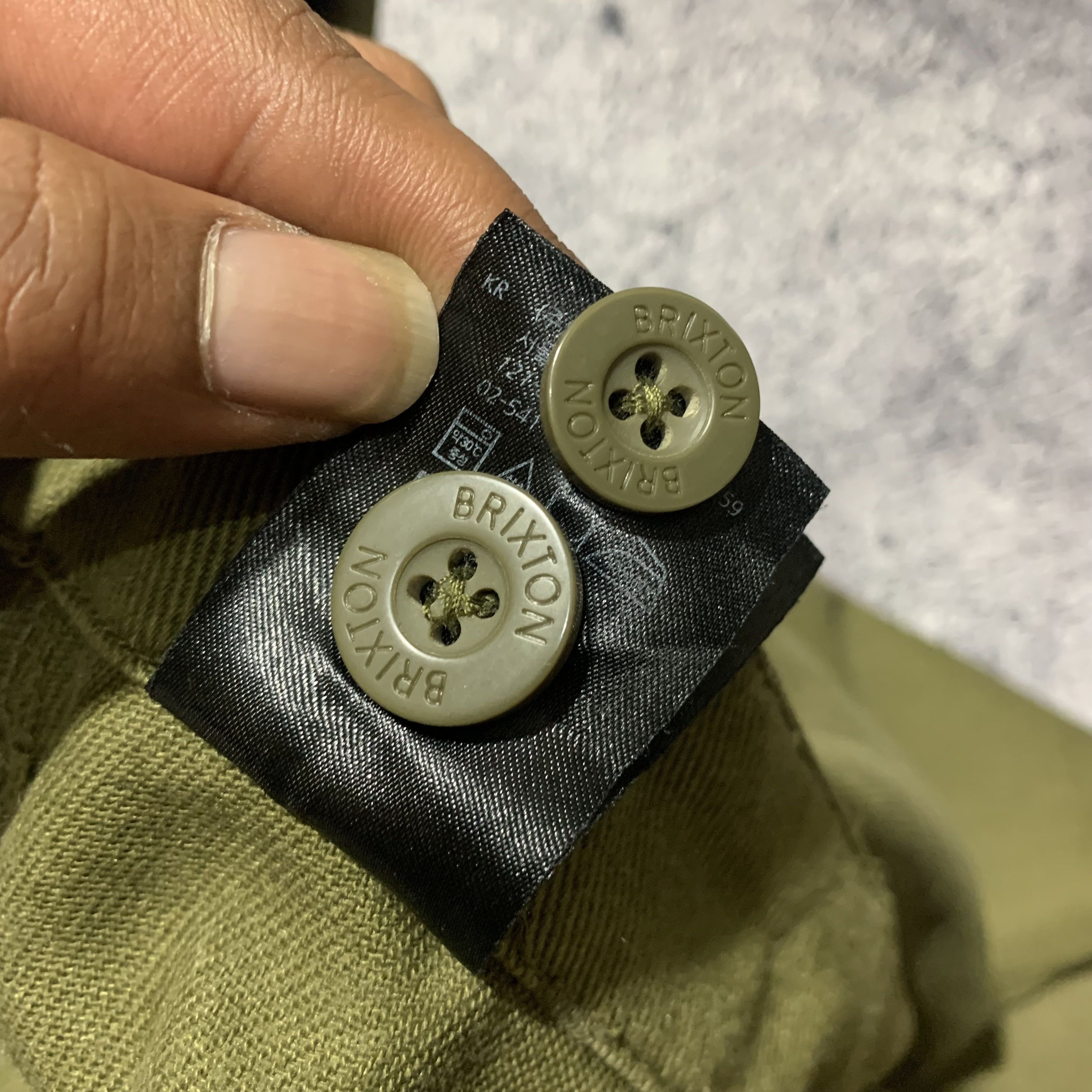 Japanese Brand 2000s Brixton Military Fatigue Work Pants Size US 33 - 9 Thumbnail