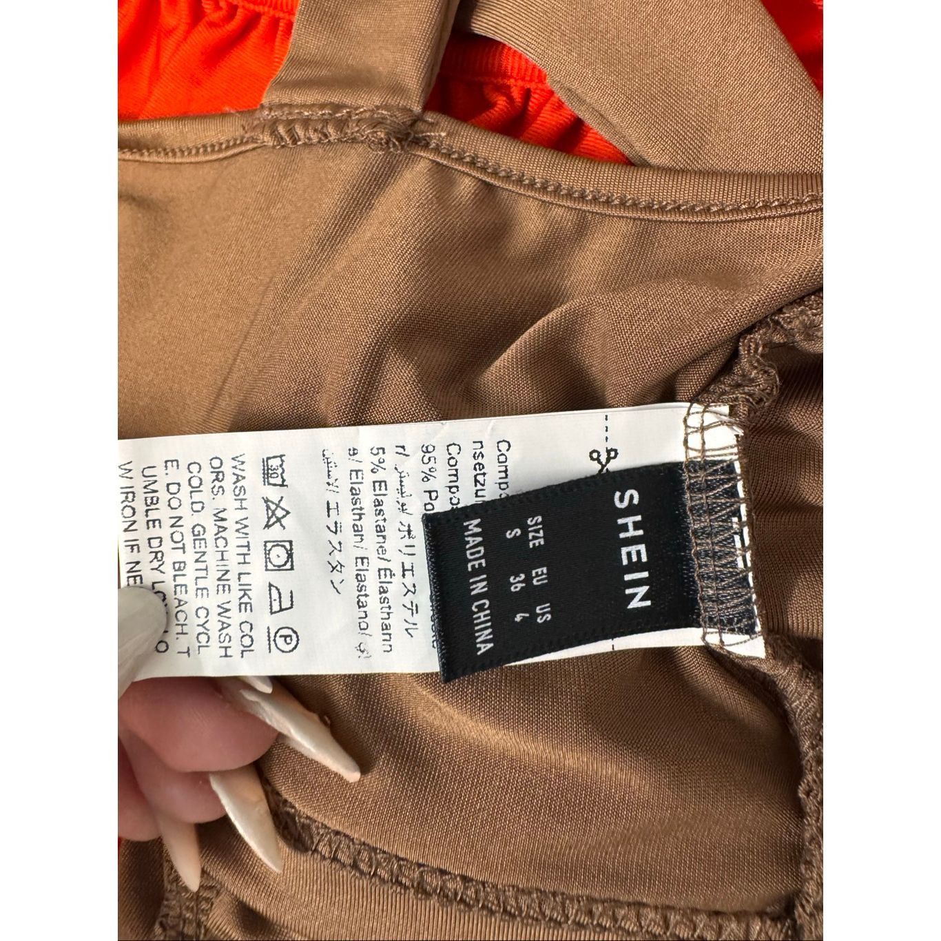 Other Brown Twist Front Wrap Crop Top – Size Small Size S / US 4 / IT 40 - 5 Thumbnail