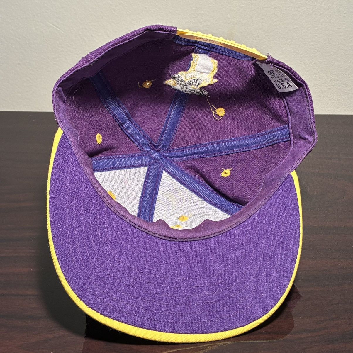Camel Camel Joe cigarettes nascar neon yellow snap back hat Size ONE SIZE - 6 Thumbnail
