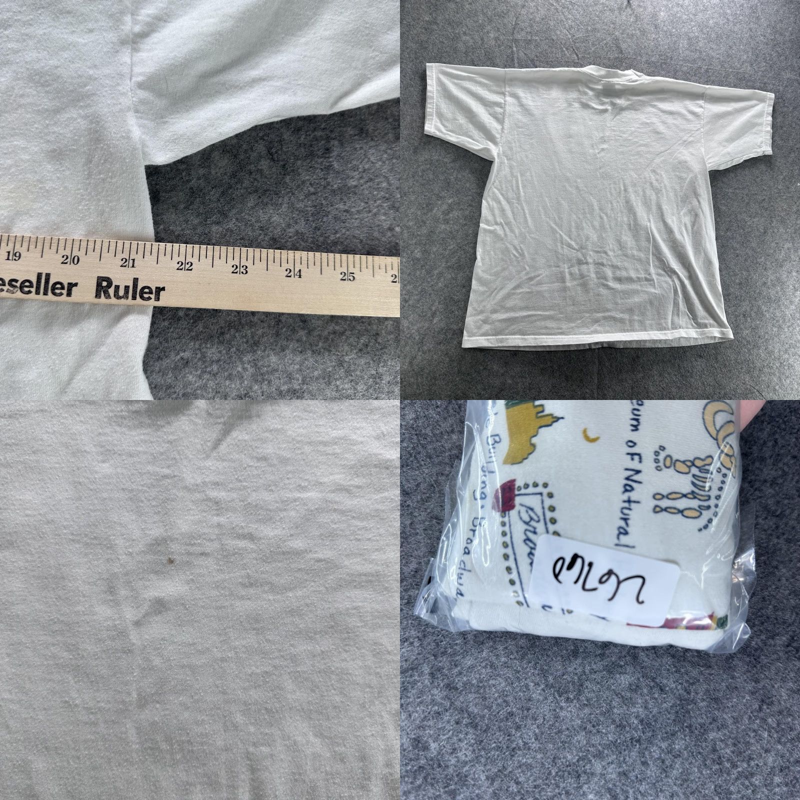 Fruit Of The Loom VINTAGE Experience New York Shirt Mens XL White Fruit Of The Loom Graphic 90s Size US XL / EU 56 / 4 - 8 Thumbnail