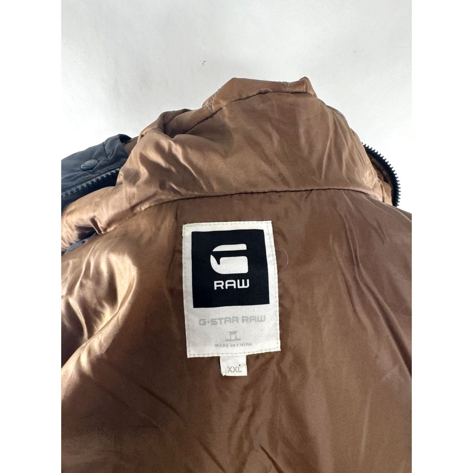 G-Star G STAR RAW Hooded Mens Parka Jacket - Gray - 2XL / XL Recolite Courier – Nylon Hooded Jacket - Plus Size Mens Size US XXL / EU 58 / 5 - 6 Thumbnail