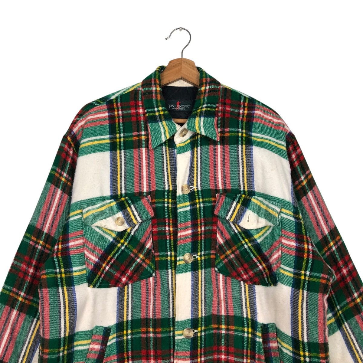 Japanese Brand Vintage Shirt Button Jacket Tass Finder Issey Miyake Tartan Size US M / EU 48-50 / 2 - 2 Thumbnail