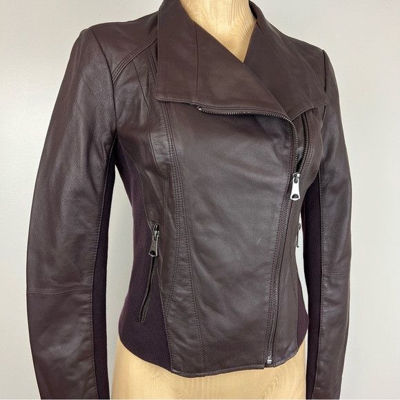 MARC NEW YORK BY ANDREW MARC Felix Leather Moto high quality Jacket