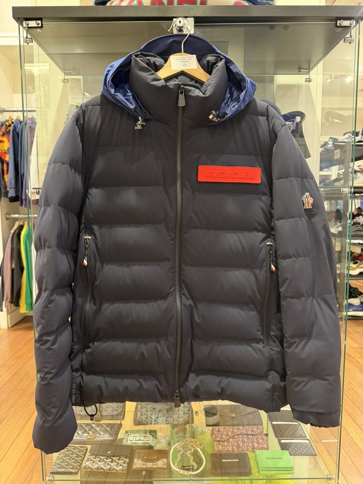 Moncler Moncker Kander Giubotto Jacket - Navy Size US XL / EU 56 / 4 - 1 Thumbnail