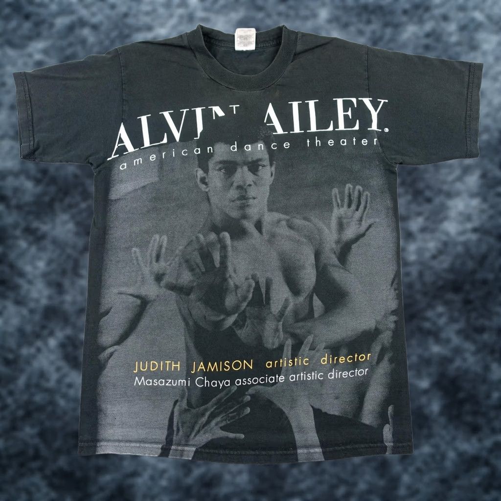 Fruit Of The Loom VINTAGE Alvin Ailey Shirt Mens M American Dance Theater All Over Print AOP Size US M / EU 48-50 / 2 - 1 Thumbnail