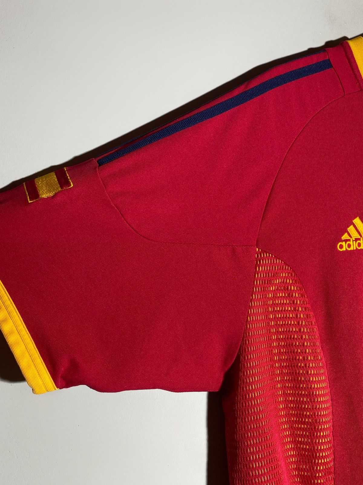 Adidas Adidas Spain National Team 2002 Fifa World Cup Soccer Jersey Size US XL / EU 56 / 4 - 6 Thumbnail