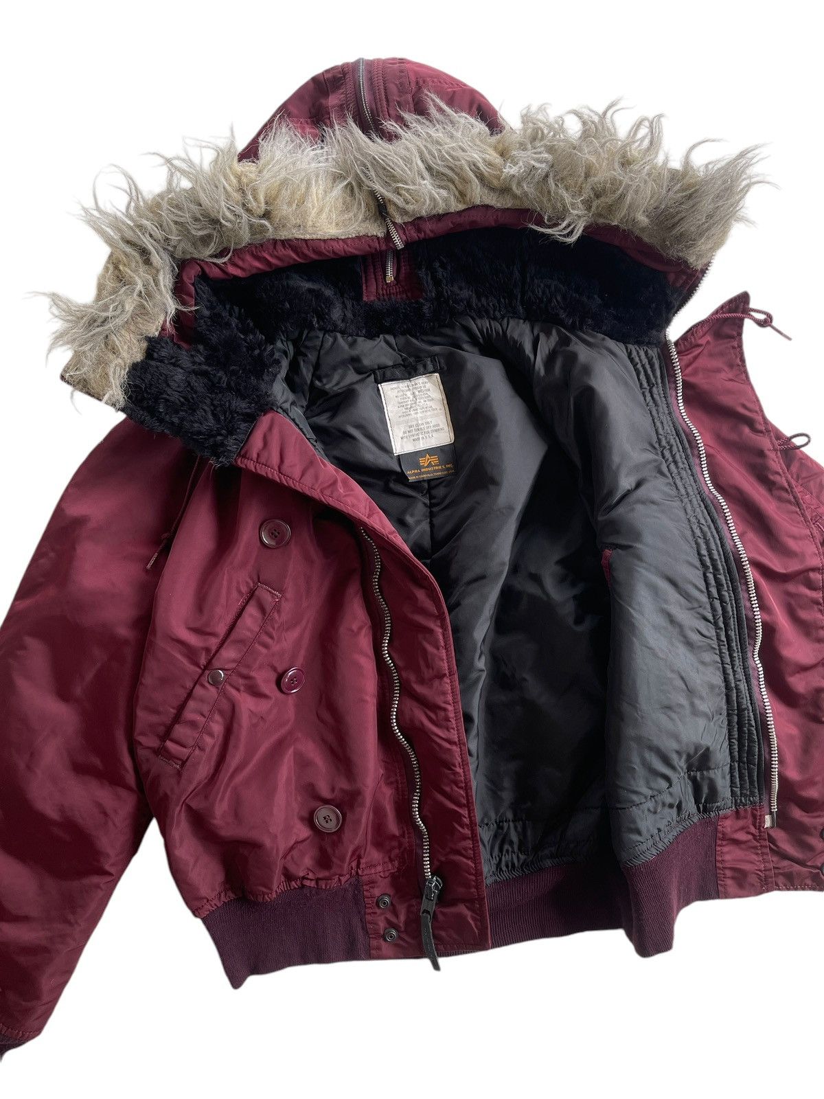 Alpha Industries N2B Alpha Industries Attached Fur Hooded Tanker Jacket Size US M / EU 48-50 / 2 - 6 Thumbnail