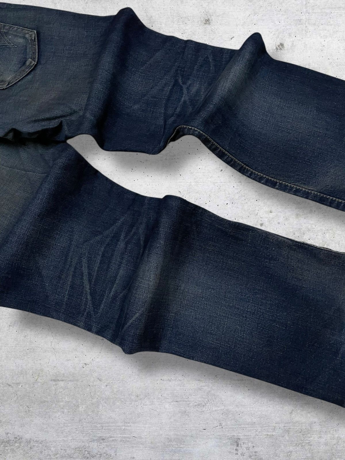 Edwin VINTAGE EDWIN 90S OG JAPAN DESIGNER DISTRESSED MUDWASH DENIM Size US 32 / EU 48 - 13 Thumbnail