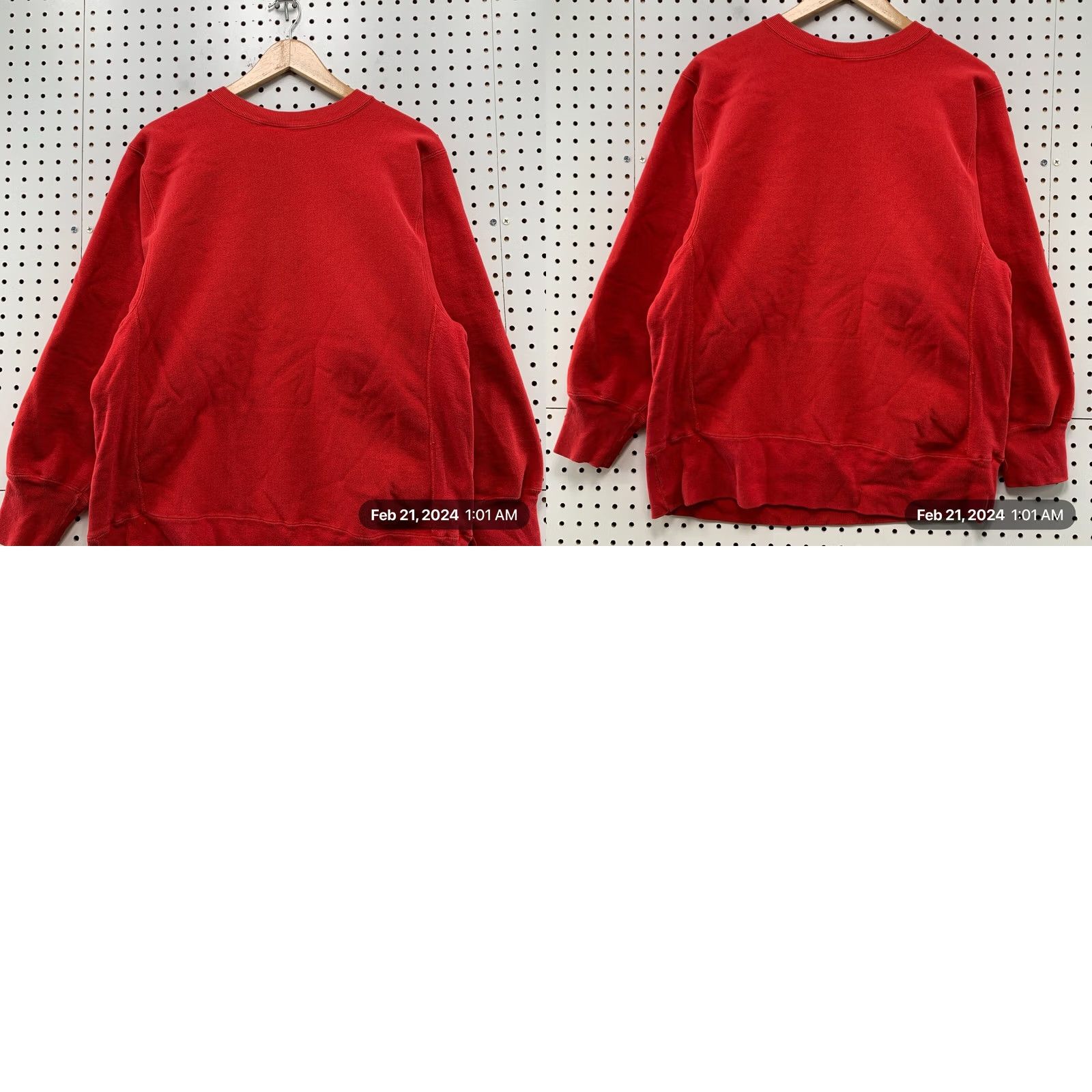 Champion VINTAGE Champion Reverse Weave Sweatshirt Wisconsin Badgers Red L Mens 80s Size US L / EU 52-54 / 3 - 10 Thumbnail