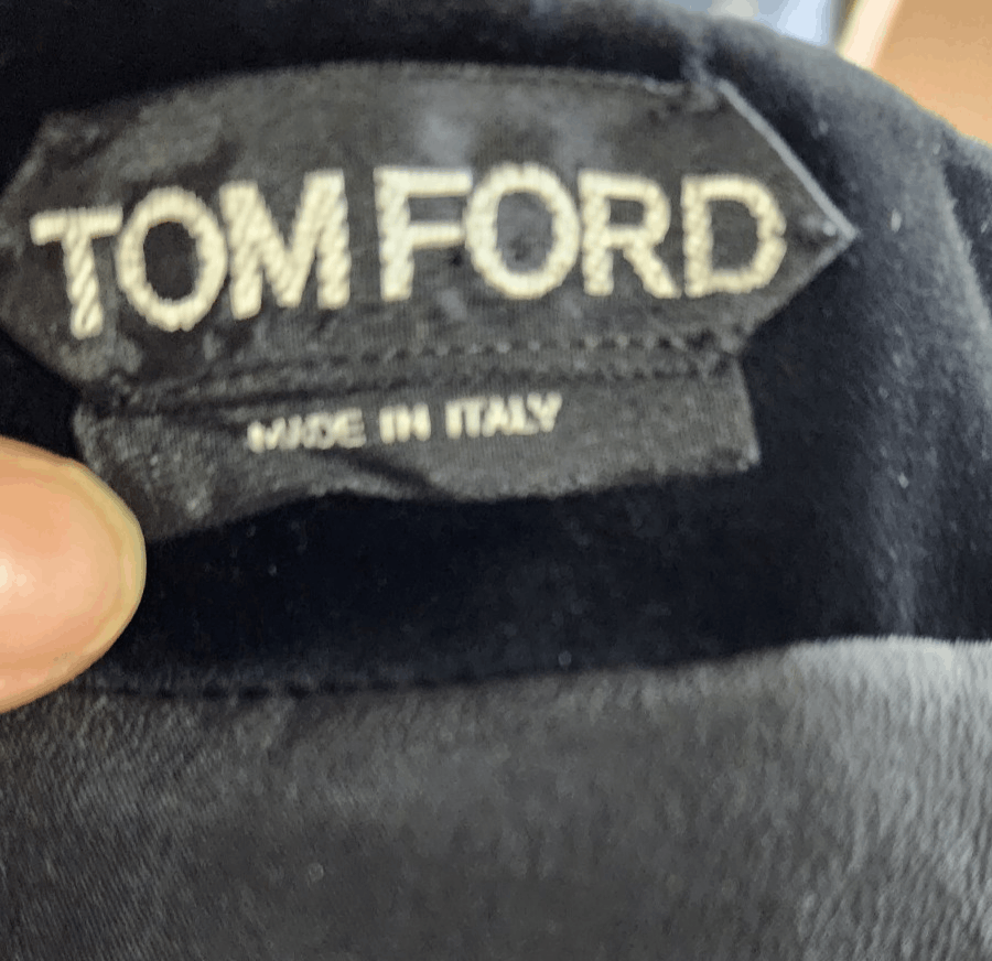 Tom Ford Tom Ford Zip Skirt 8US | 44 IT 100% Cotton Black Slim Fit D Size 30" / US 8 / IT 44 - 2 Thumbnail