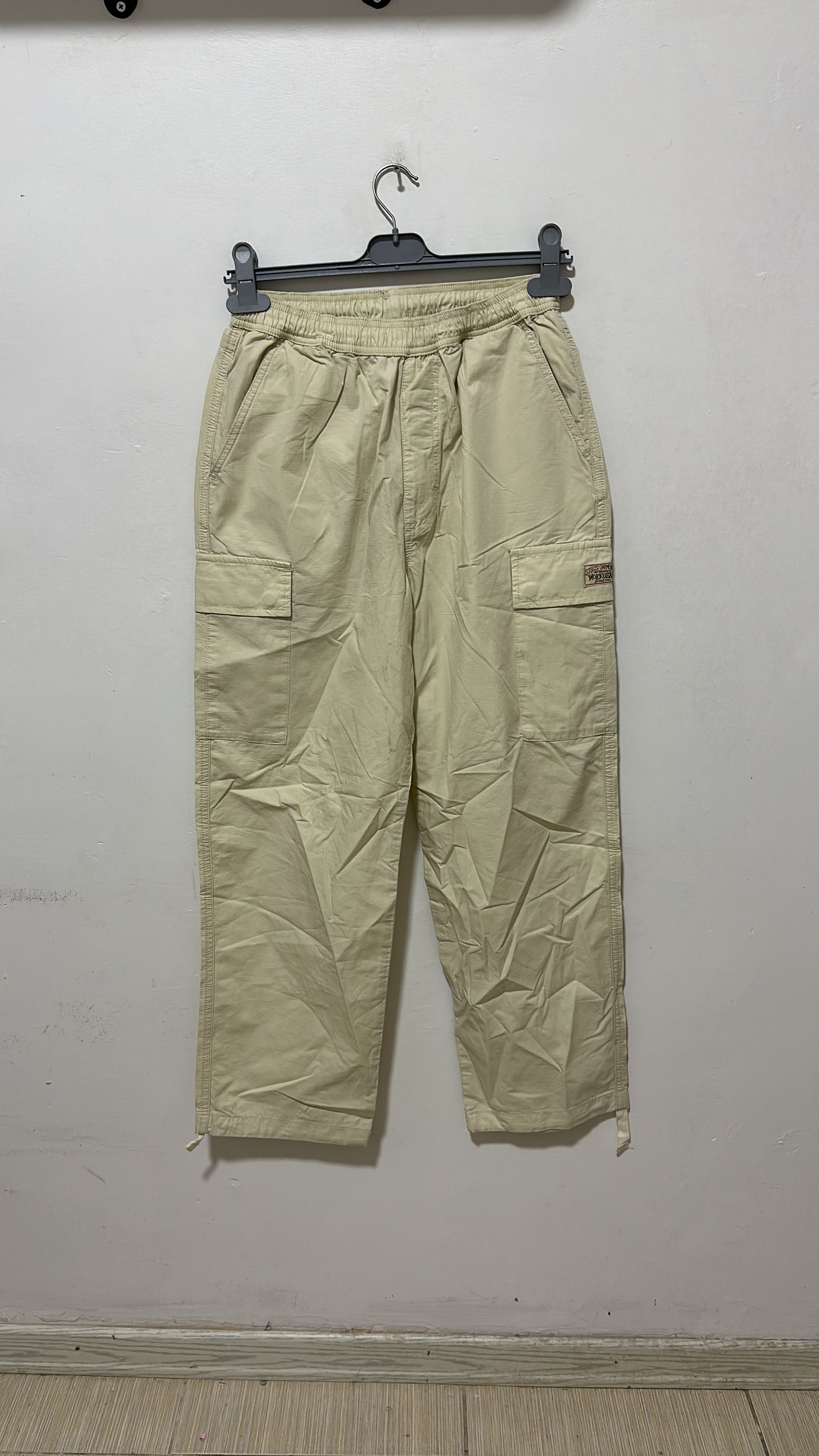 パンツ stussy MILITARY CARGO LEATHER PANT Stussy Military Cargo Leather Pant Black Men's - SS24 - US
