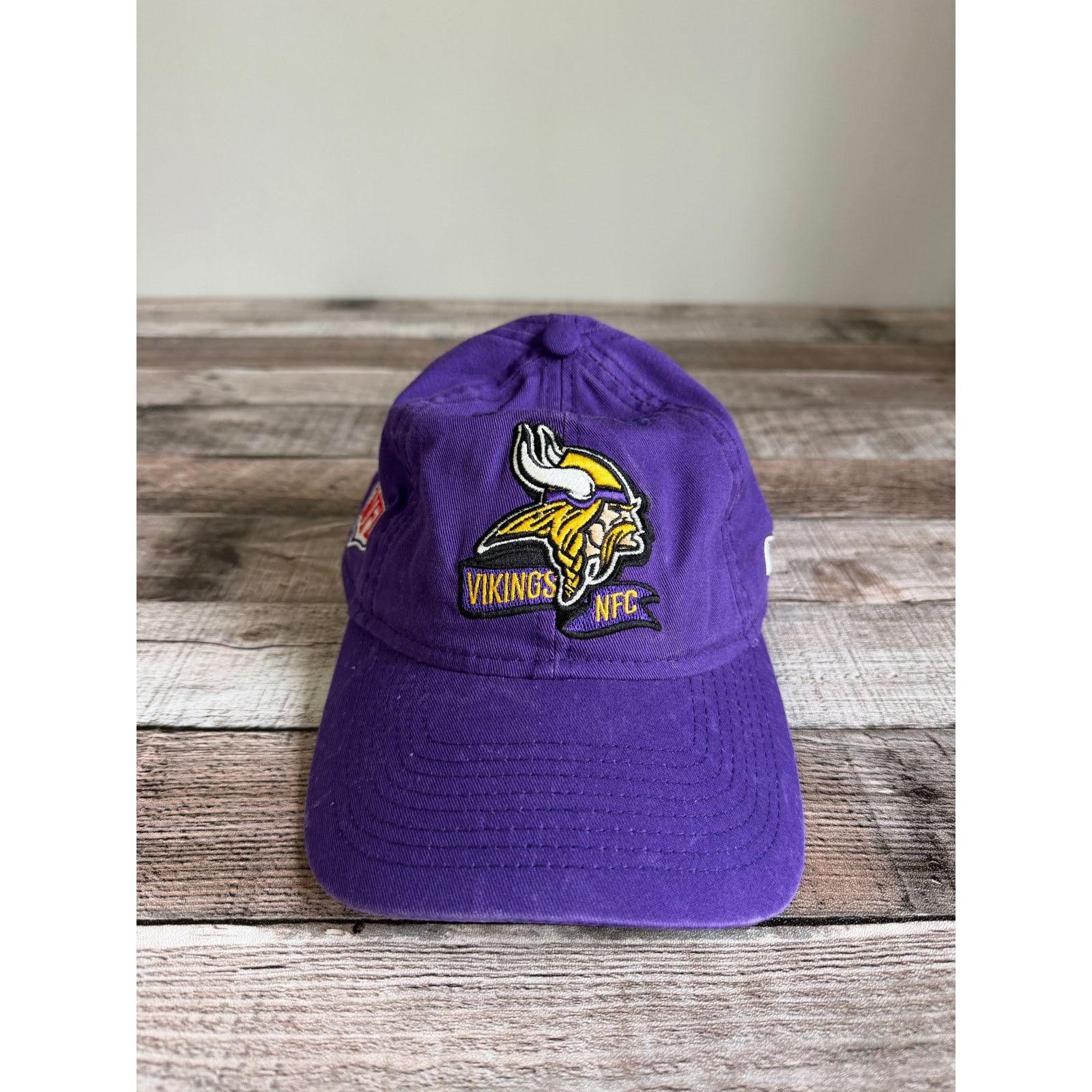 New Era Minnesota Vikings NFC Strapback Adjustable Baseball Hat Size ONE SIZE - 2 Thumbnail