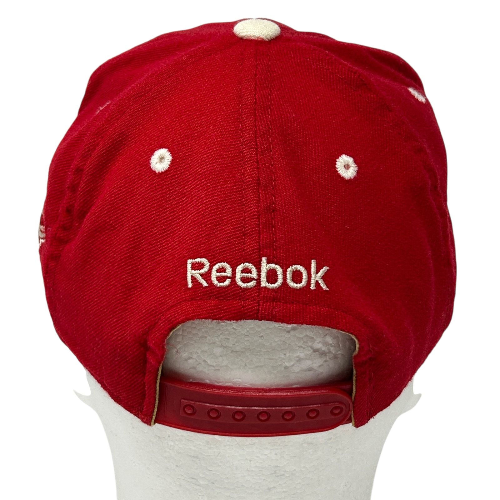 Reebok Detroit Red Wings Script Wool Hat Baseball Cap Red Reebok Size ONE SIZE - 3 Thumbnail