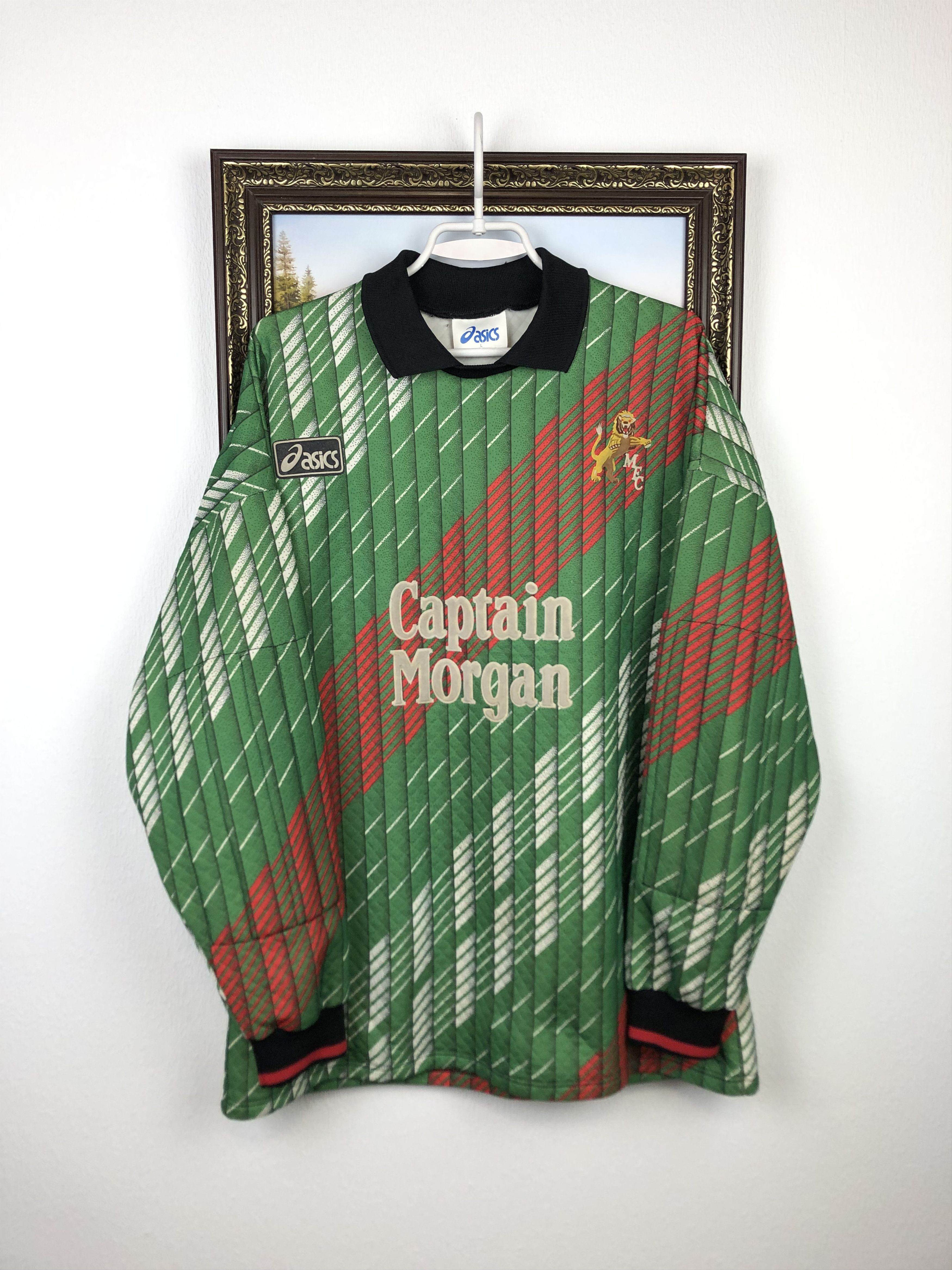 Millwall Goalkeeper football shirt 1992 Soccer Asics Jersey