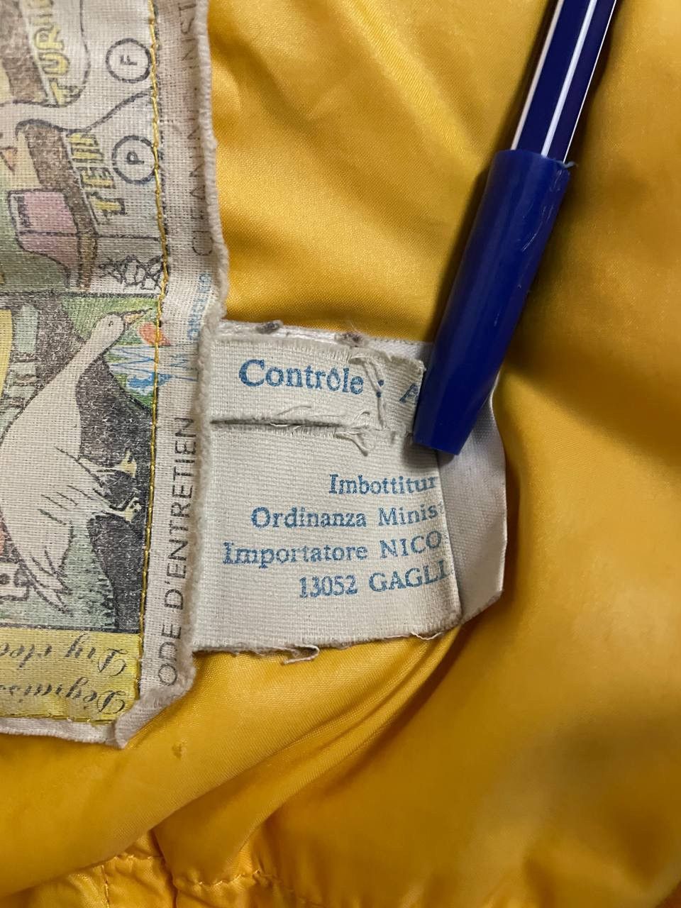 Moncler Moncler Down Jacket Grenoble Yellow Vintage 1990s Size US XL / EU 56 / 4 - 20 Thumbnail
