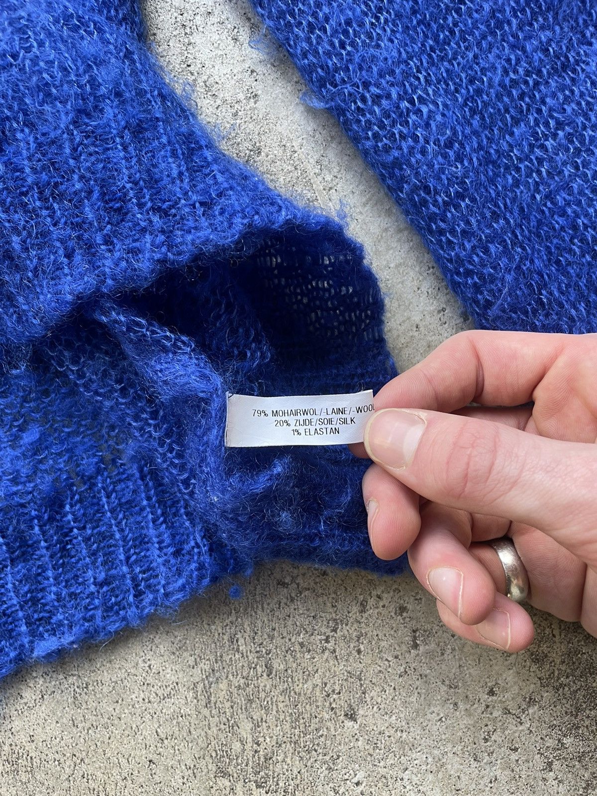 Walter Van Beirendonck Walter Van Beirendonck Mohair Silk Knit Size US L / EU 52-54 / 3 - 10 Thumbnail