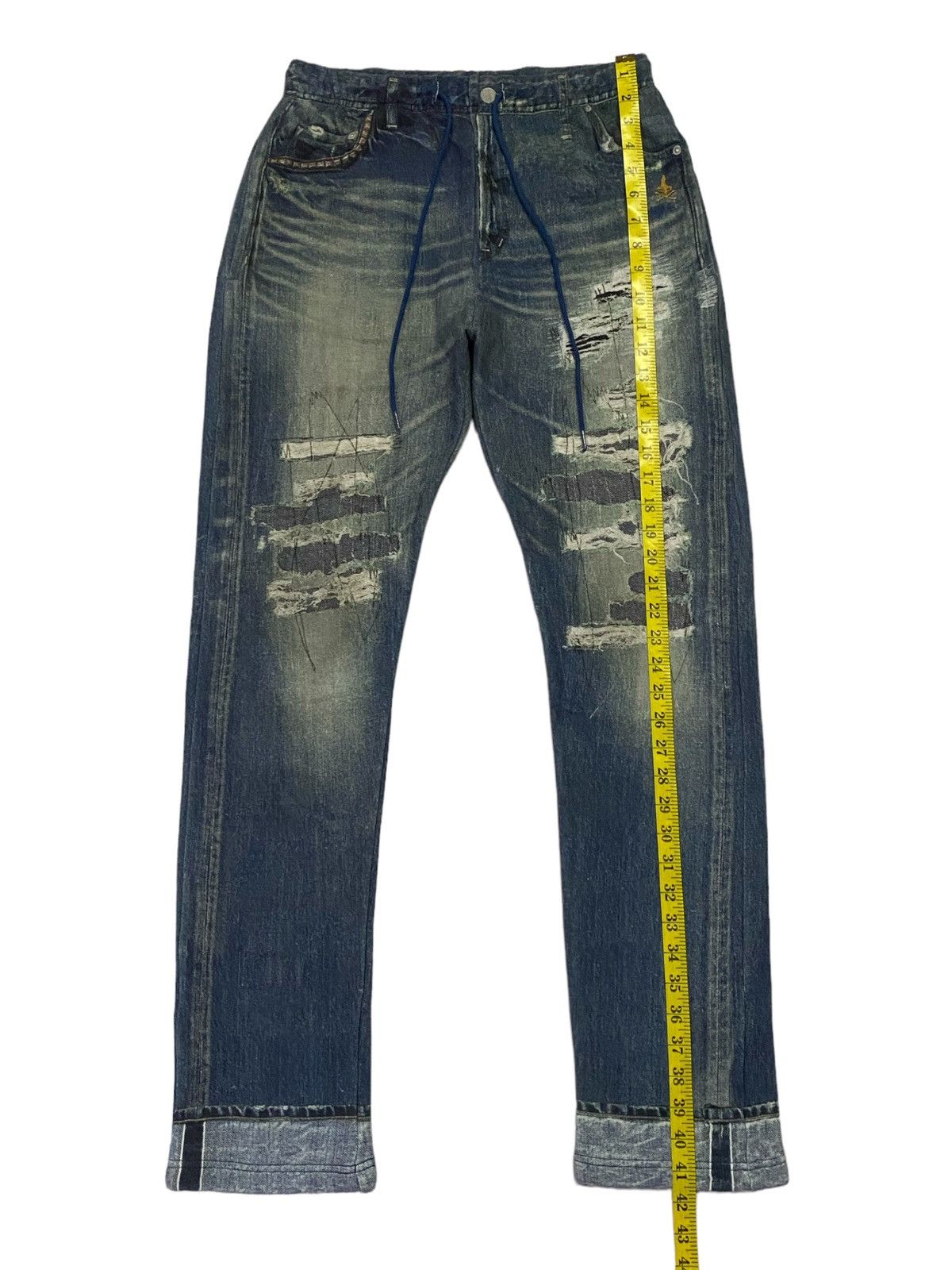 Hysteric Glamour Hysteric Glamour Distress Ripped Style Printed Jogger Pants Size US 30 / EU 46 - 6 Thumbnail