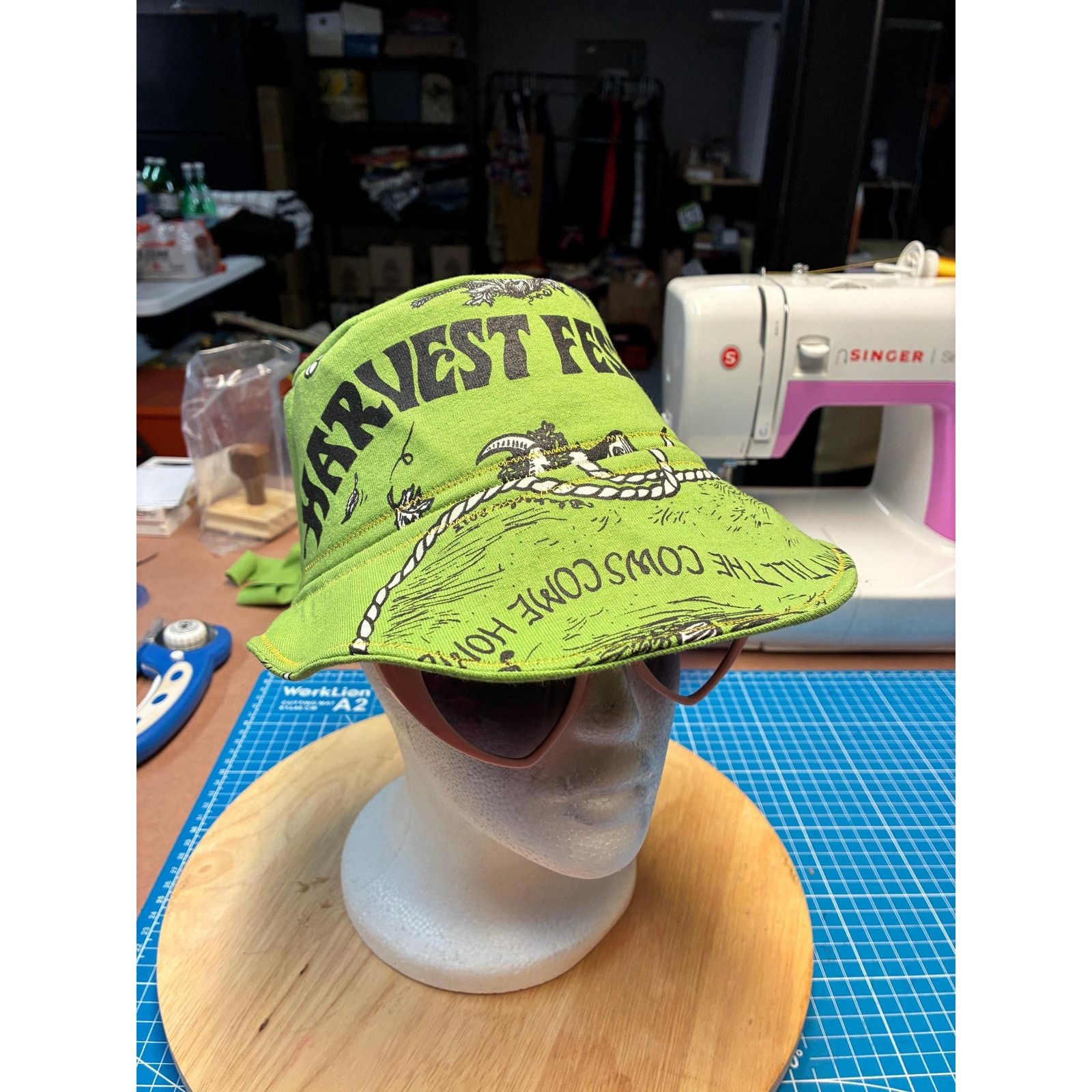 Other Upcycled Harvest Festival Bucket Hat — Stone Cow Brewery Size ONE SIZE - 8 Thumbnail