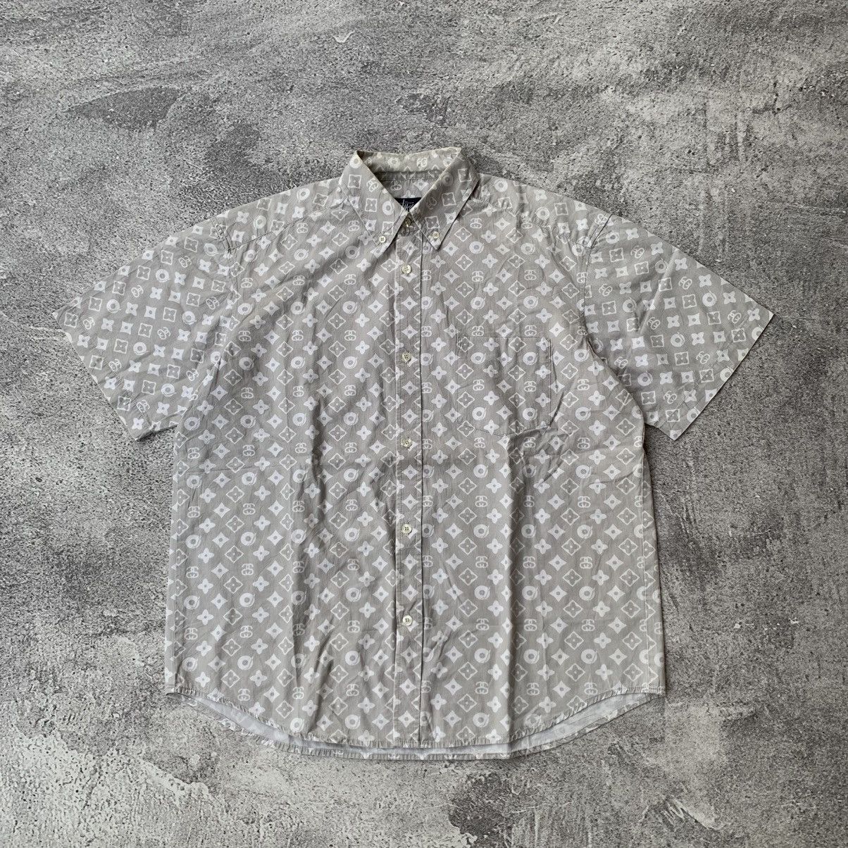 Stussy × Vintage 💥Rare💥 90’s Stussy LV monogram Shirt Size US M / EU 48-50 / 2 - 1 Thumbnail