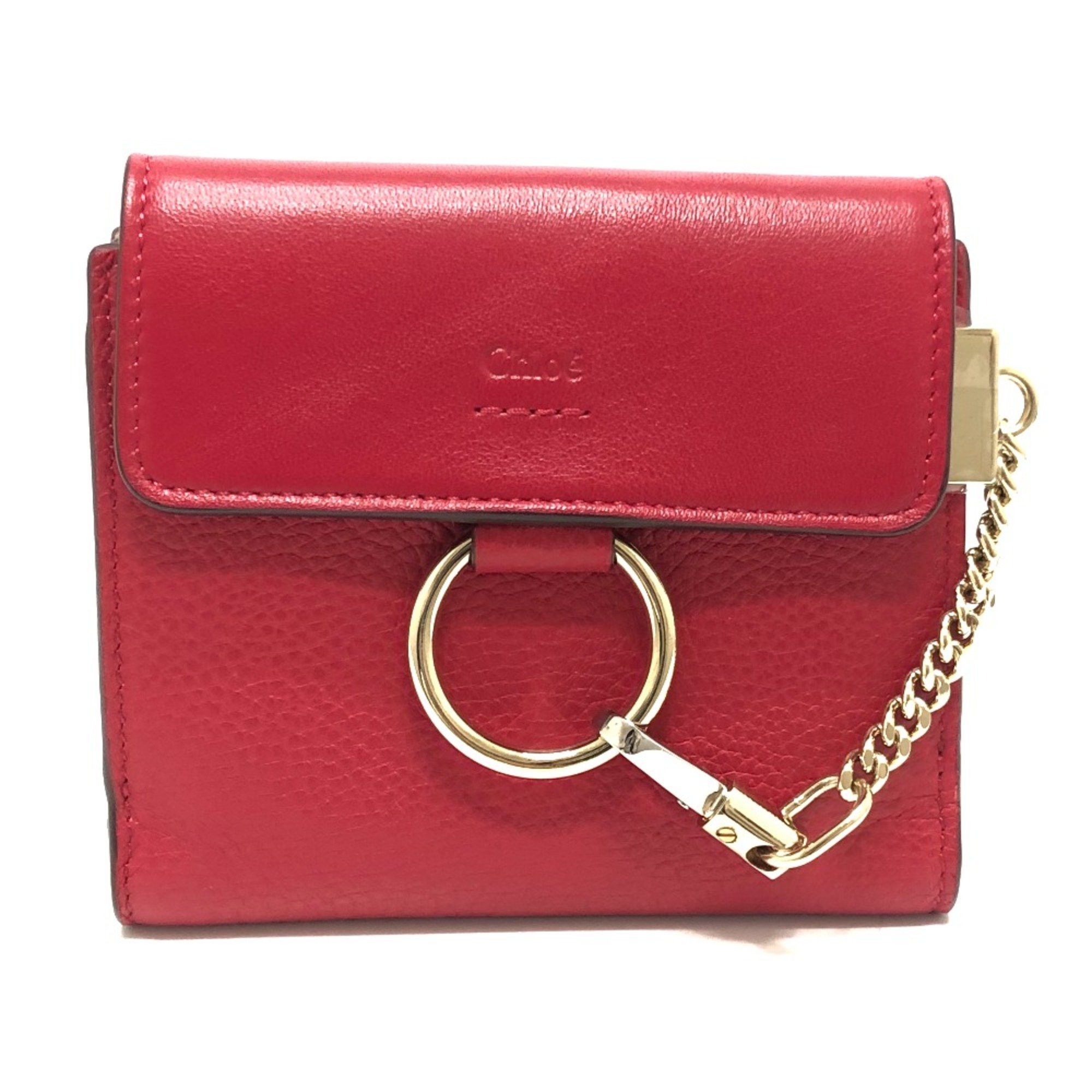 Chloe Chloe Folded wallet Red Size ONE SIZE - 1 Thumbnail