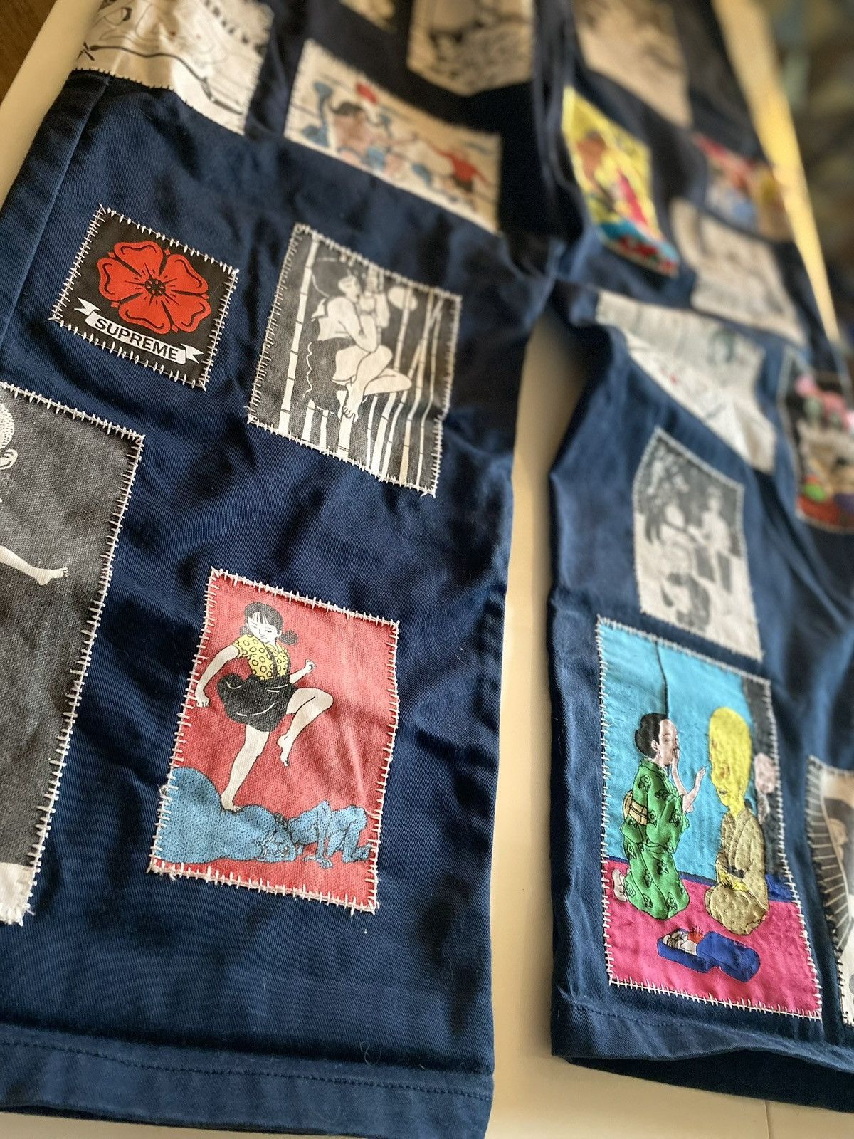 Supreme Supreme x Toshio Saeki Work Pant Navy Size US 34 / EU 50 - 2 Thumbnail