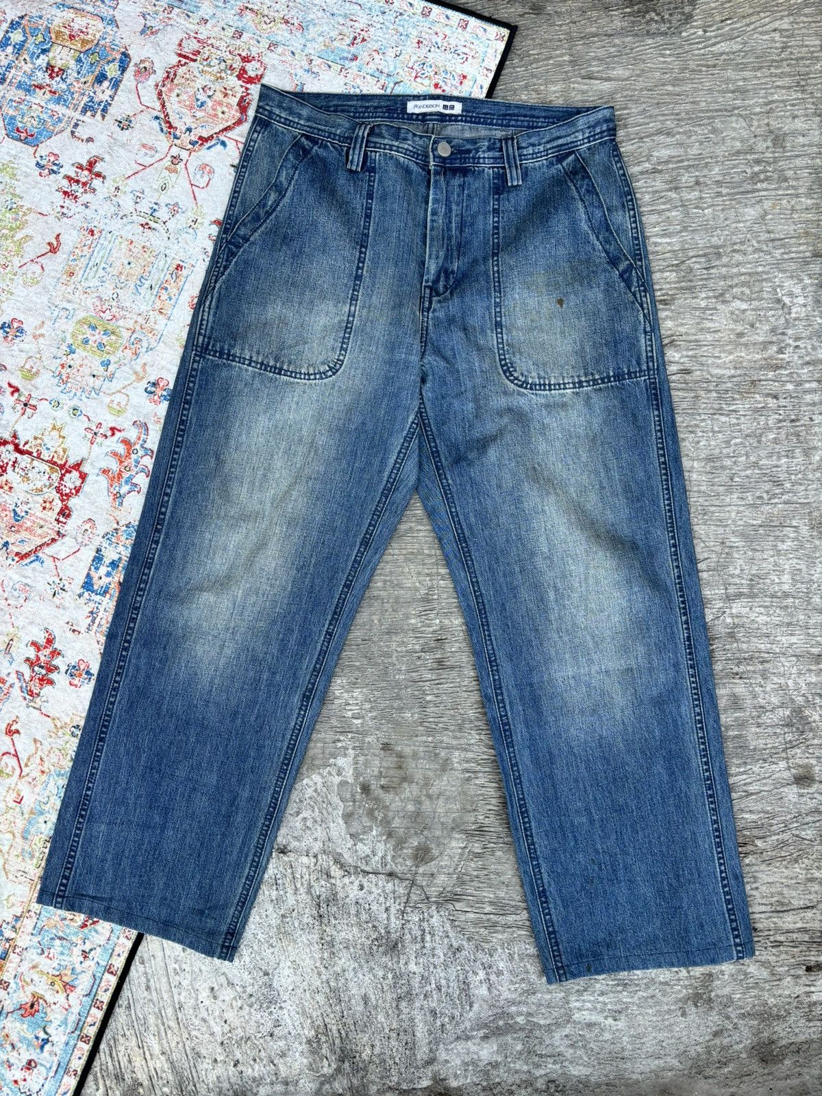 JW Anderson JW ANDERSON fatigue loose cut denim Size US 32 / EU 48 - 1 Thumbnail