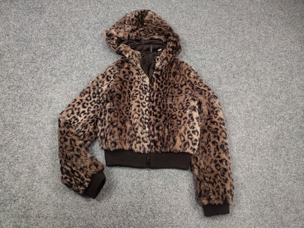 If Six Was Nine Vintage Y2K LGB Style Leopard hysteric Fur Hooded Jacket Size S / US 4 / IT 40 - 3 Thumbnail