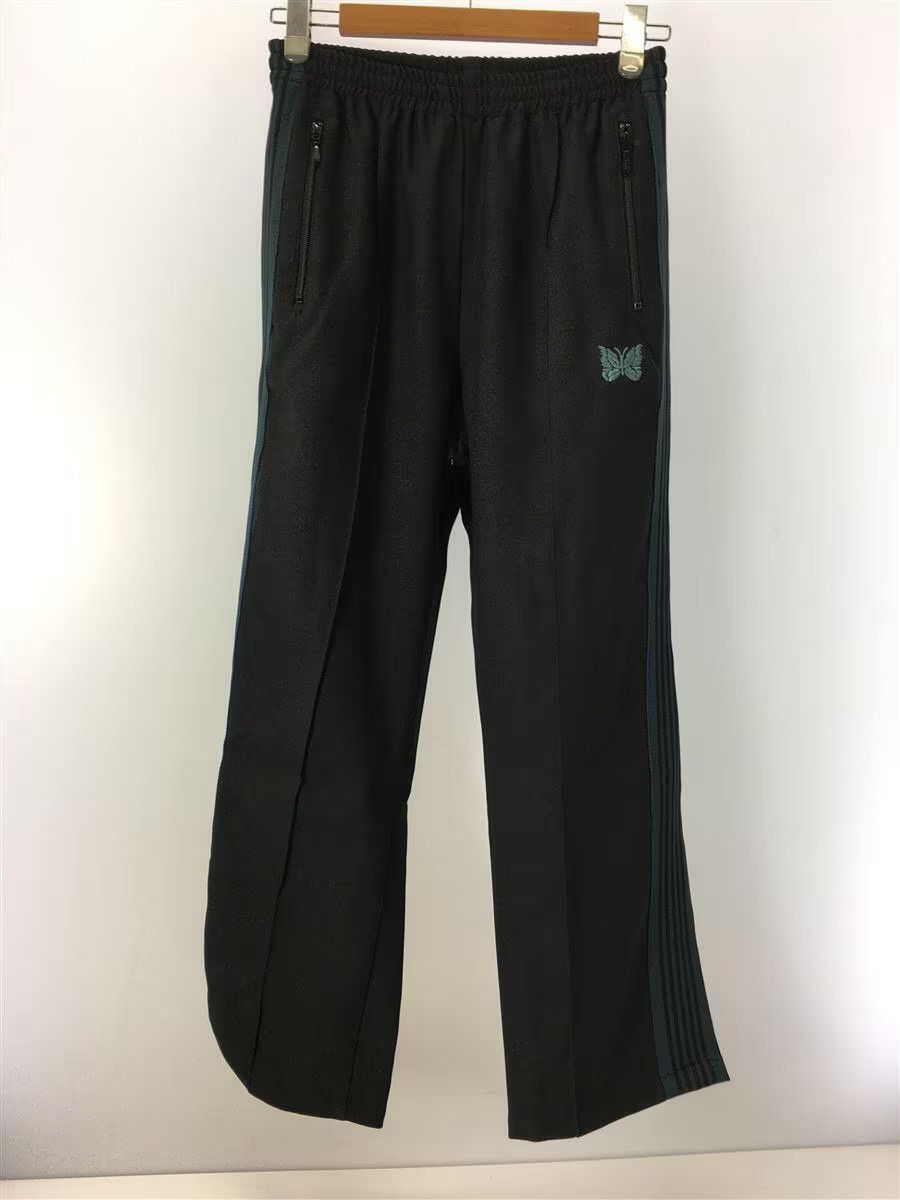 image of Needles Side Stripe Pleated Track Pants in Black, Men's (Size 27)