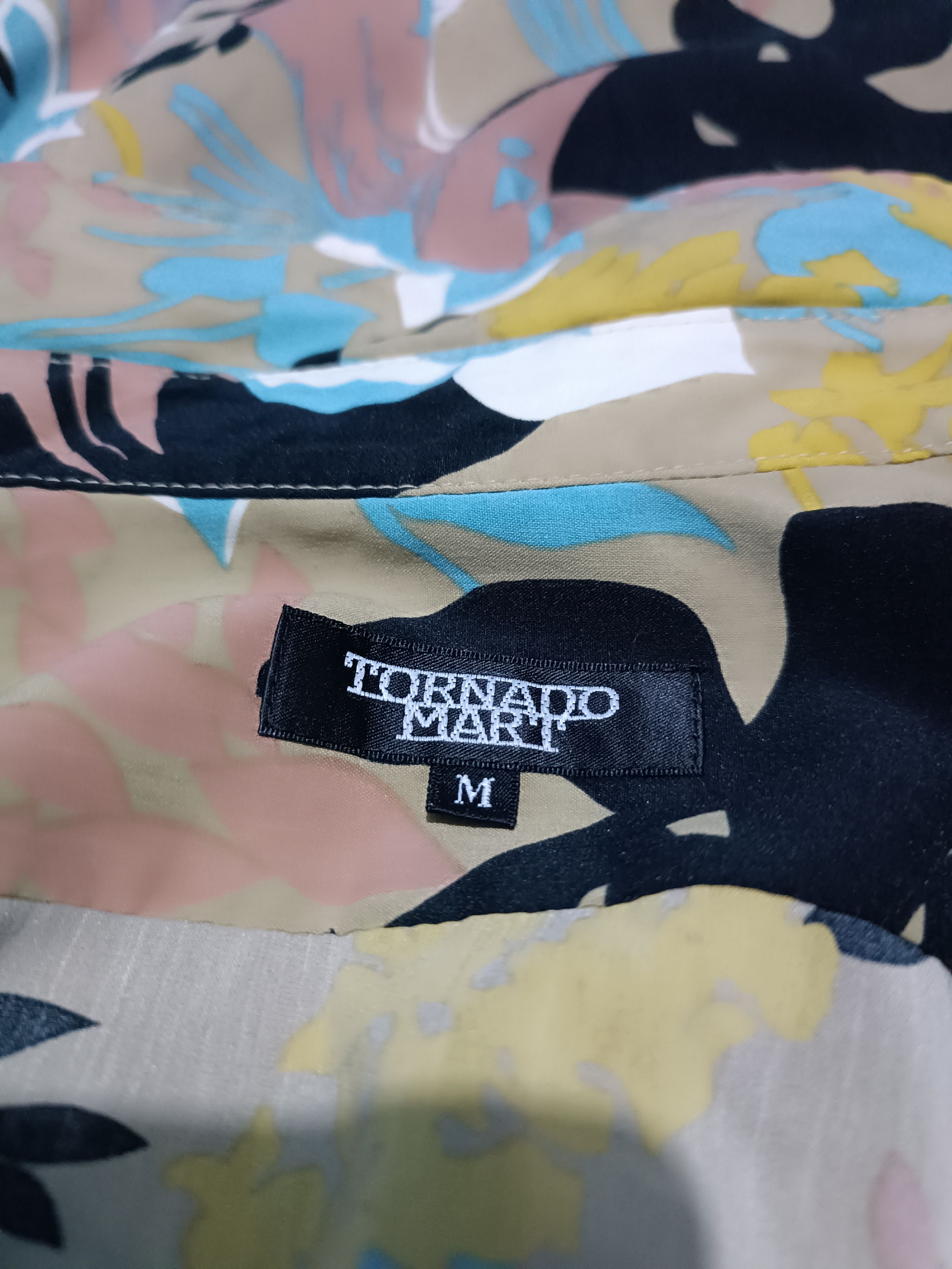 Tornado Mart Tornado Mart Flower Print Short Sleeve Shirt Size US M / EU 48-50 / 2 - 7 Thumbnail