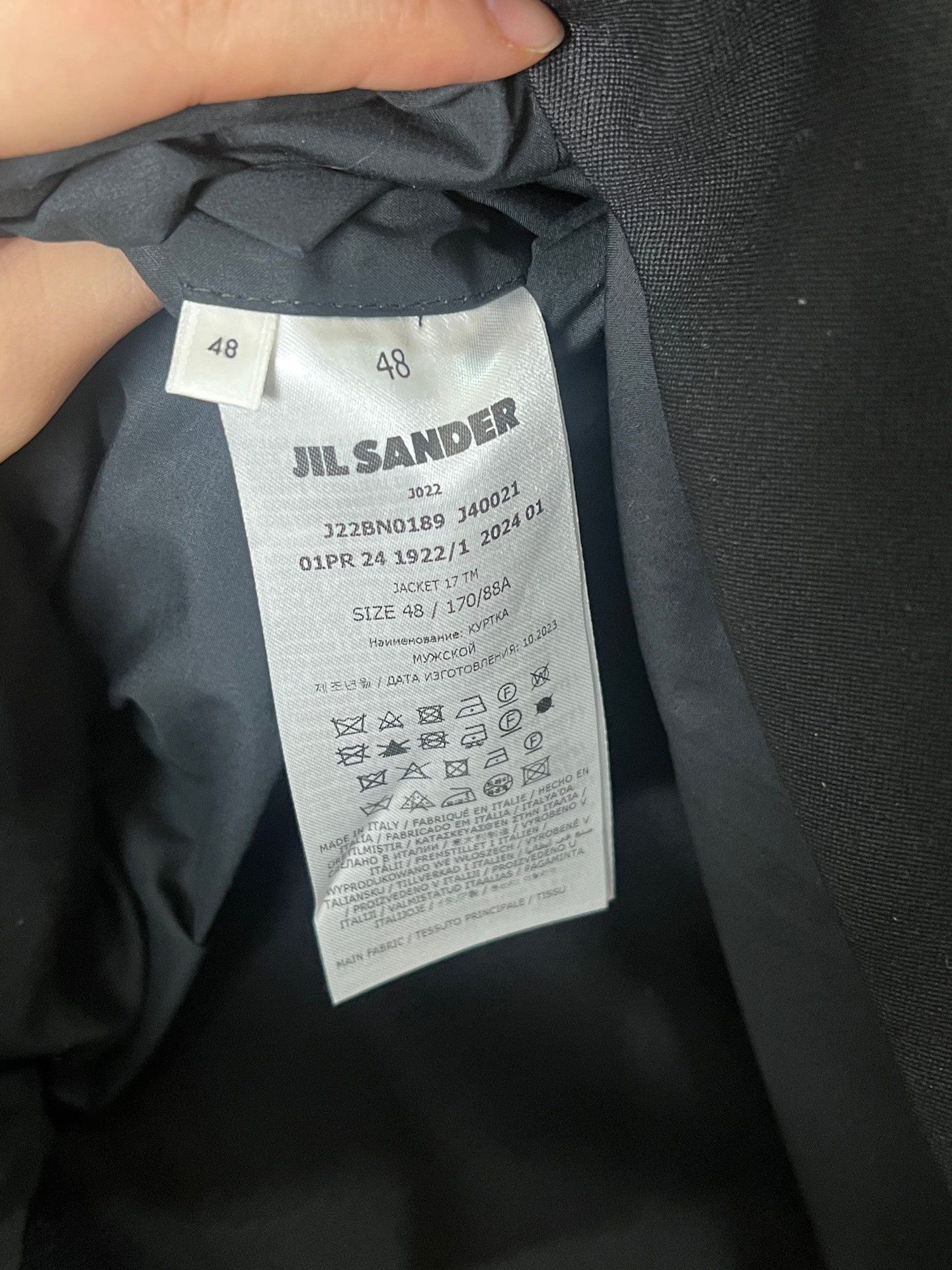 Jil Sander Jil Sander Wool Blazer Size US M / EU 48-50 / 2 - 3 Thumbnail