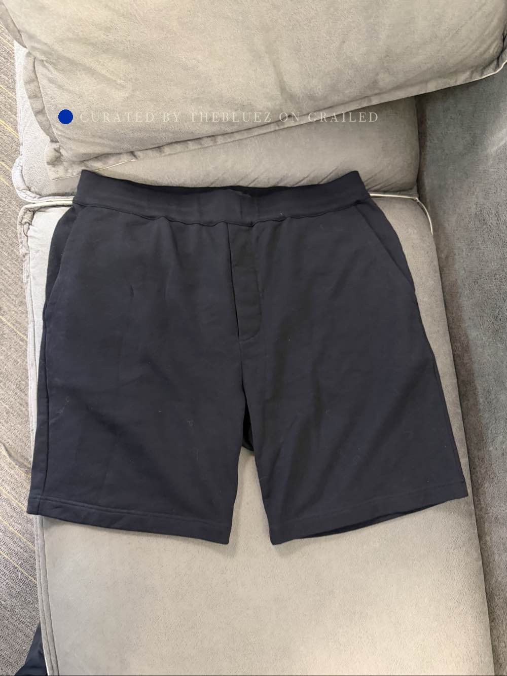 Prada Stylish Black Sweatshorts with Logo Patch Size US 38 / EU 54 - 1 Thumbnail