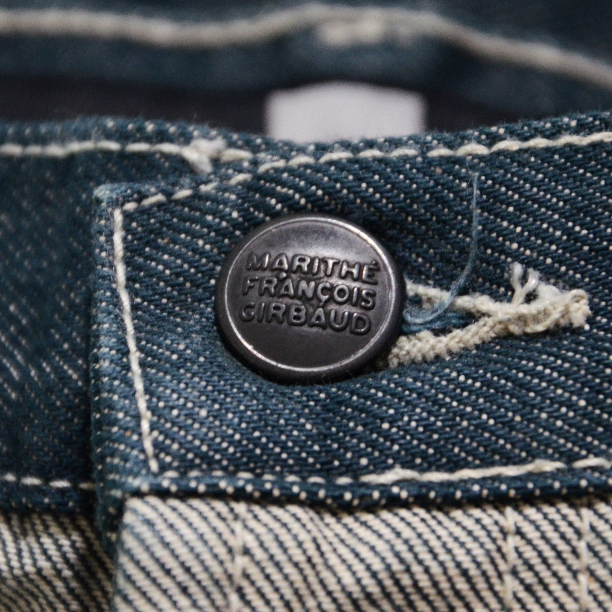 Marithe + Francois Girbaud M+FG Raw Denim Y2K Streetwear 2006 Craft Size US 32 / EU 48 - 5 Thumbnail