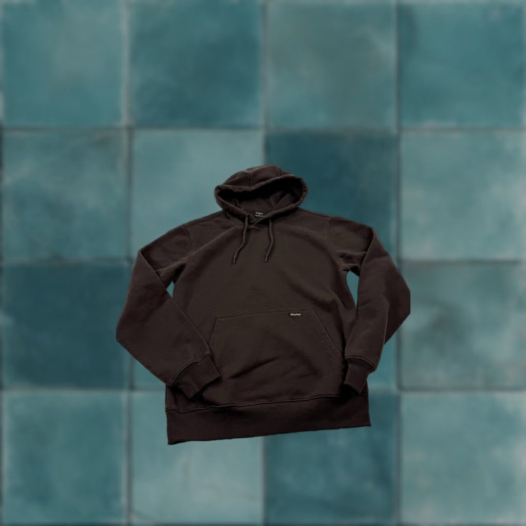 KangaROOS BRAHMA Hoodie Mens Small Brown Pullover Fleece Kangaroo Pocket Patch Sweatshirt Size US S / EU 44-46 / 1 - 1 Thumbnail
