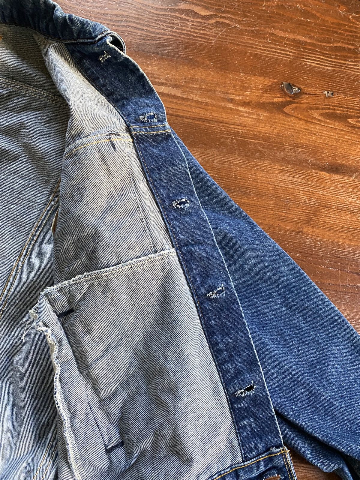 Levi's Vintage 80’s Levi’s Denim Trucker Jean Jacket Short Size US M / EU 48-50 / 2 - 12 Thumbnail